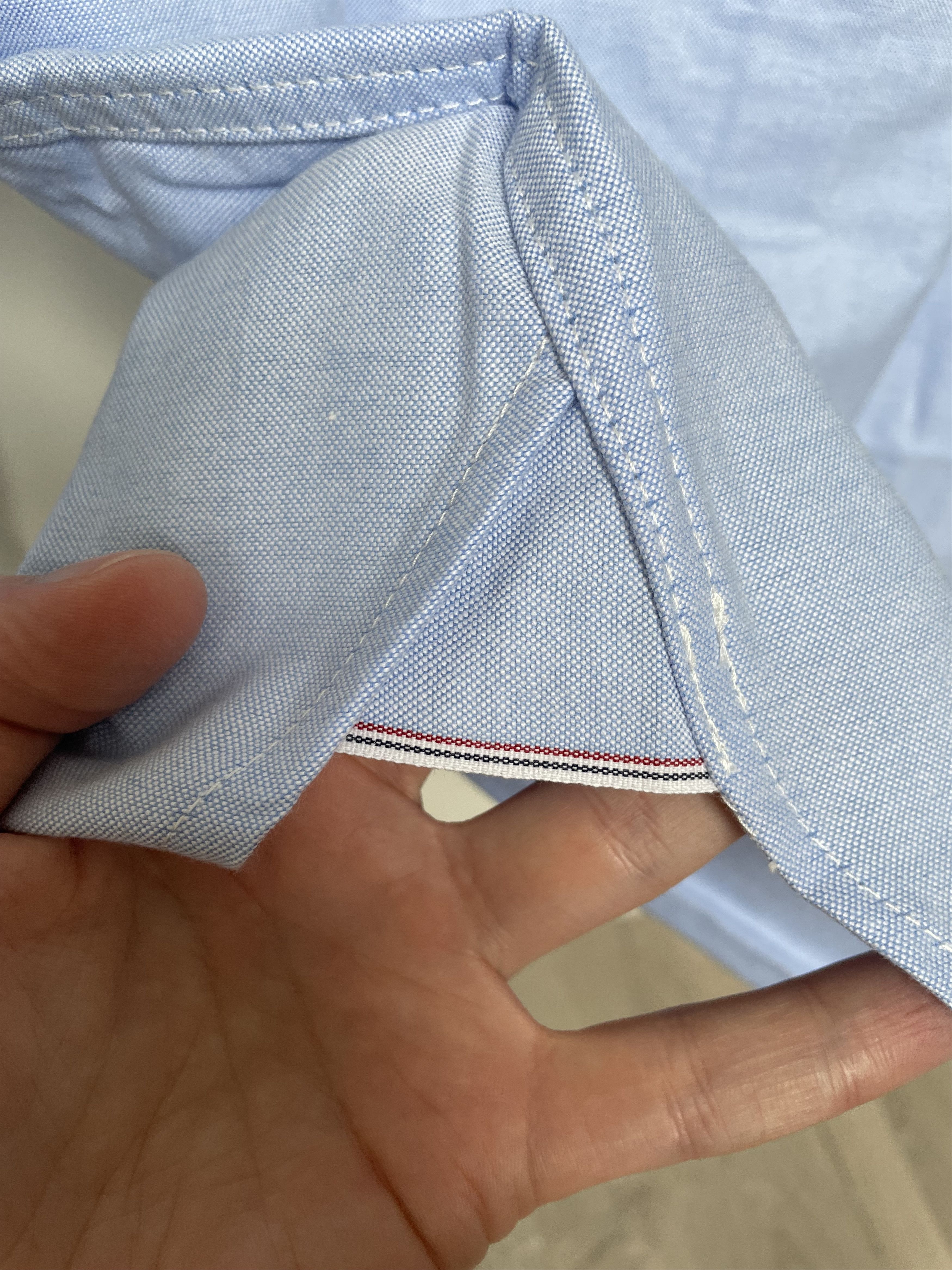 Suitsupply NWT Suitsupply light blue selvedge chambray shirt, size S Size US S / EU 44-46 / 1 - 5 Thumbnail