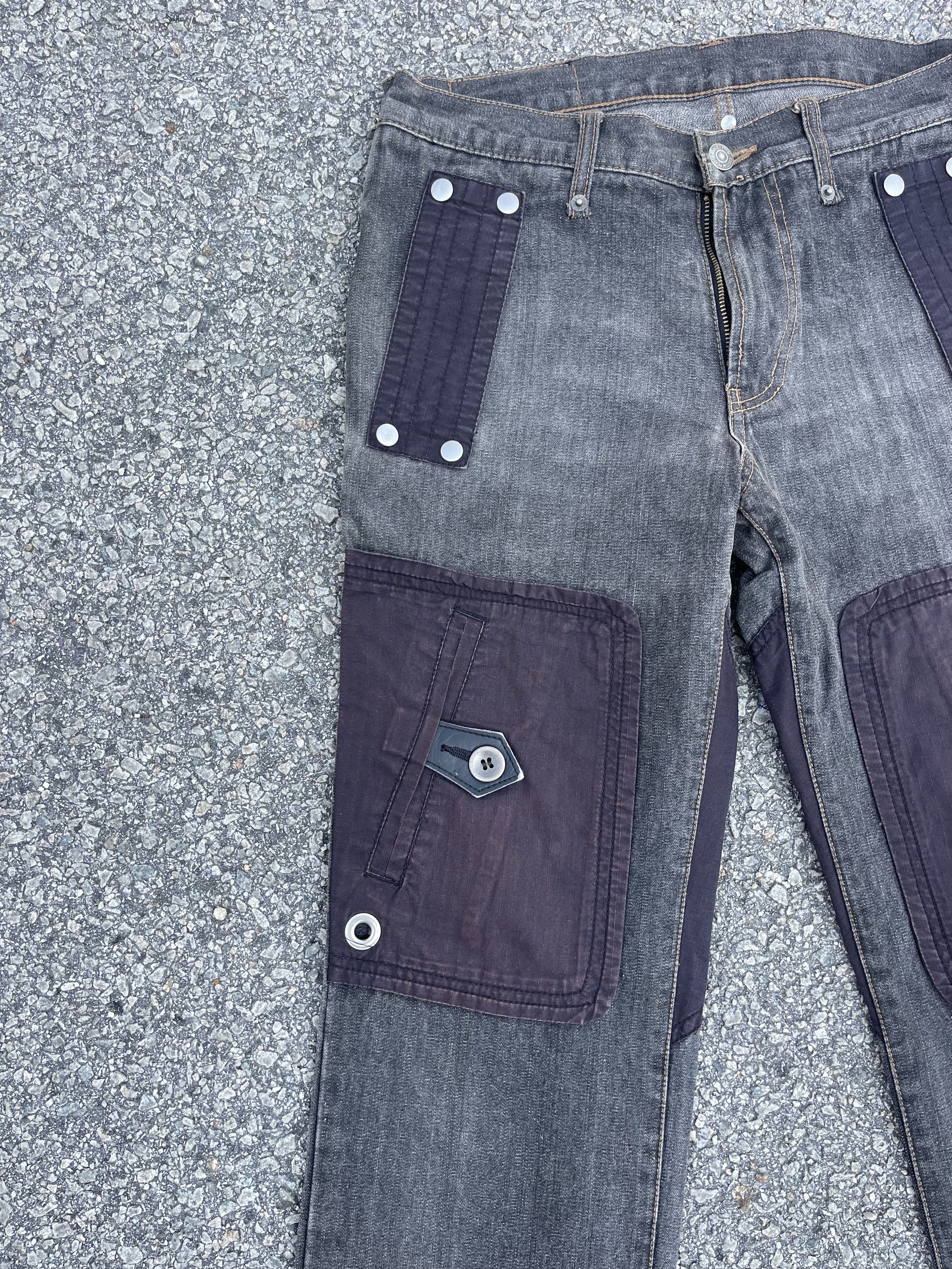 If Six Was Nine × Le Grande Bleu (L.G.B.) × PPFM Vintage PPFM Knee Pocket Faded Style Size US 30 / EU 46 - 2 Thumbnail