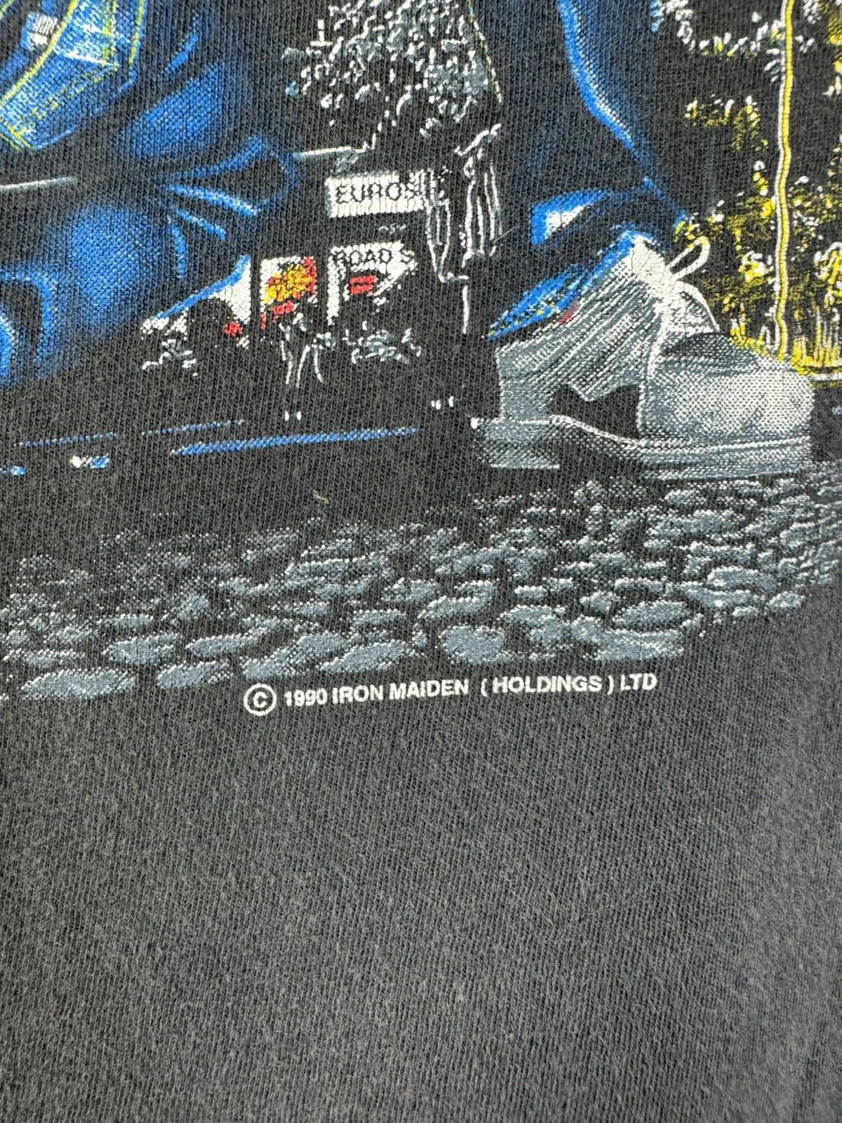 Band Tees Vintage Iron Maiden No Prayer On The Road Tour 1990 T-Shirt Size US L / EU 52-54 / 3 - 12 Thumbnail