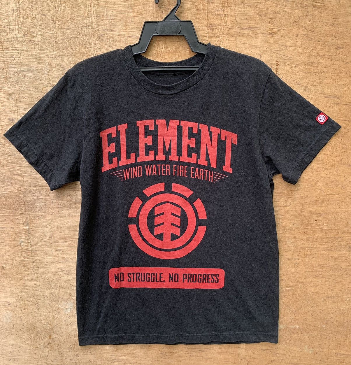 Element Element.. Wind Water Fire Earth No Struggle, No Progress Tee Size US M / EU 48-50 / 2 - 2 Thumbnail