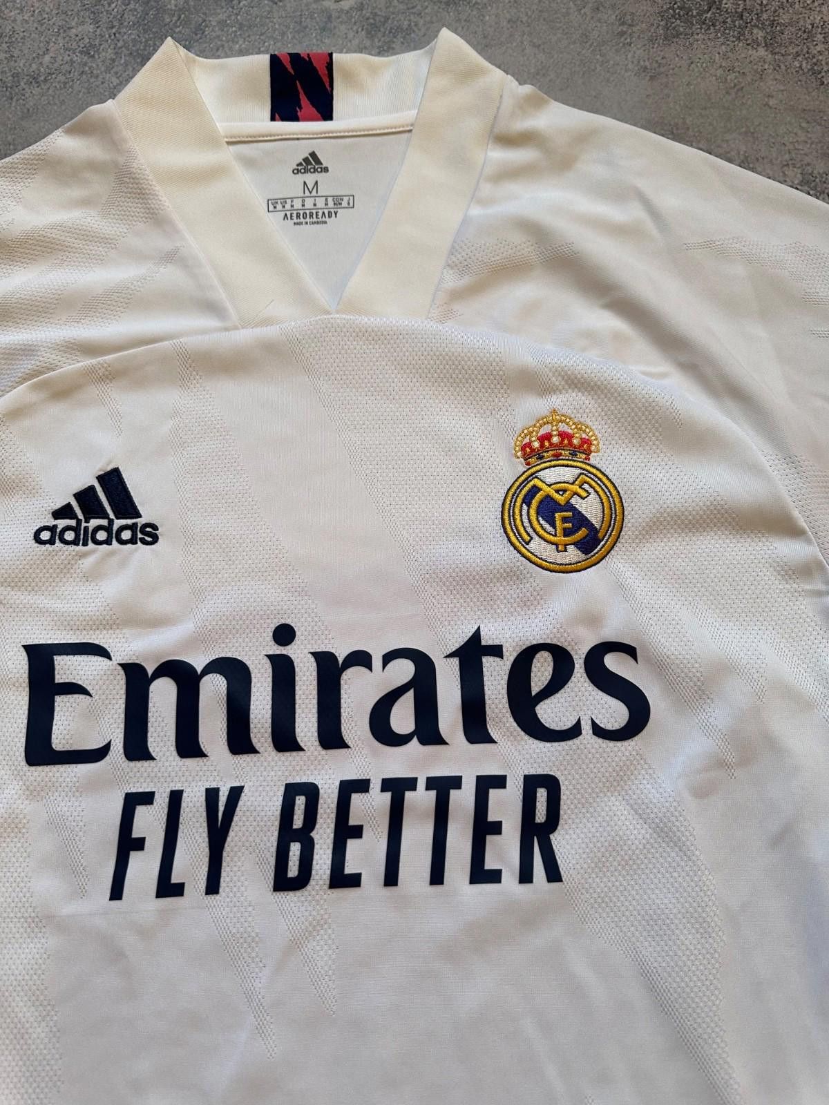 Adidas REAL MADRID 2020/21 Home Football Shirt Soccer Jersey Adidas Size US M / EU 48-50 / 2 - 3 Thumbnail
