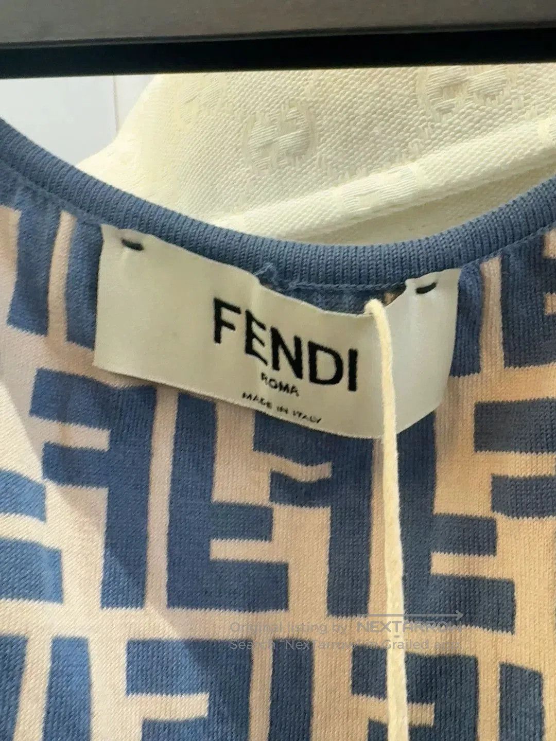Fendi Fendi FF Pattern Sleeveless Top. Size US XS / EU 42 / 0 - 2 Thumbnail