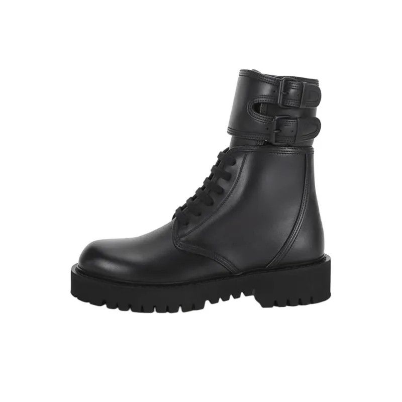 Valentino o1y0525 Leather Ankle Boots in Black Size US 9 / EU 42 - 2 Thumbnail