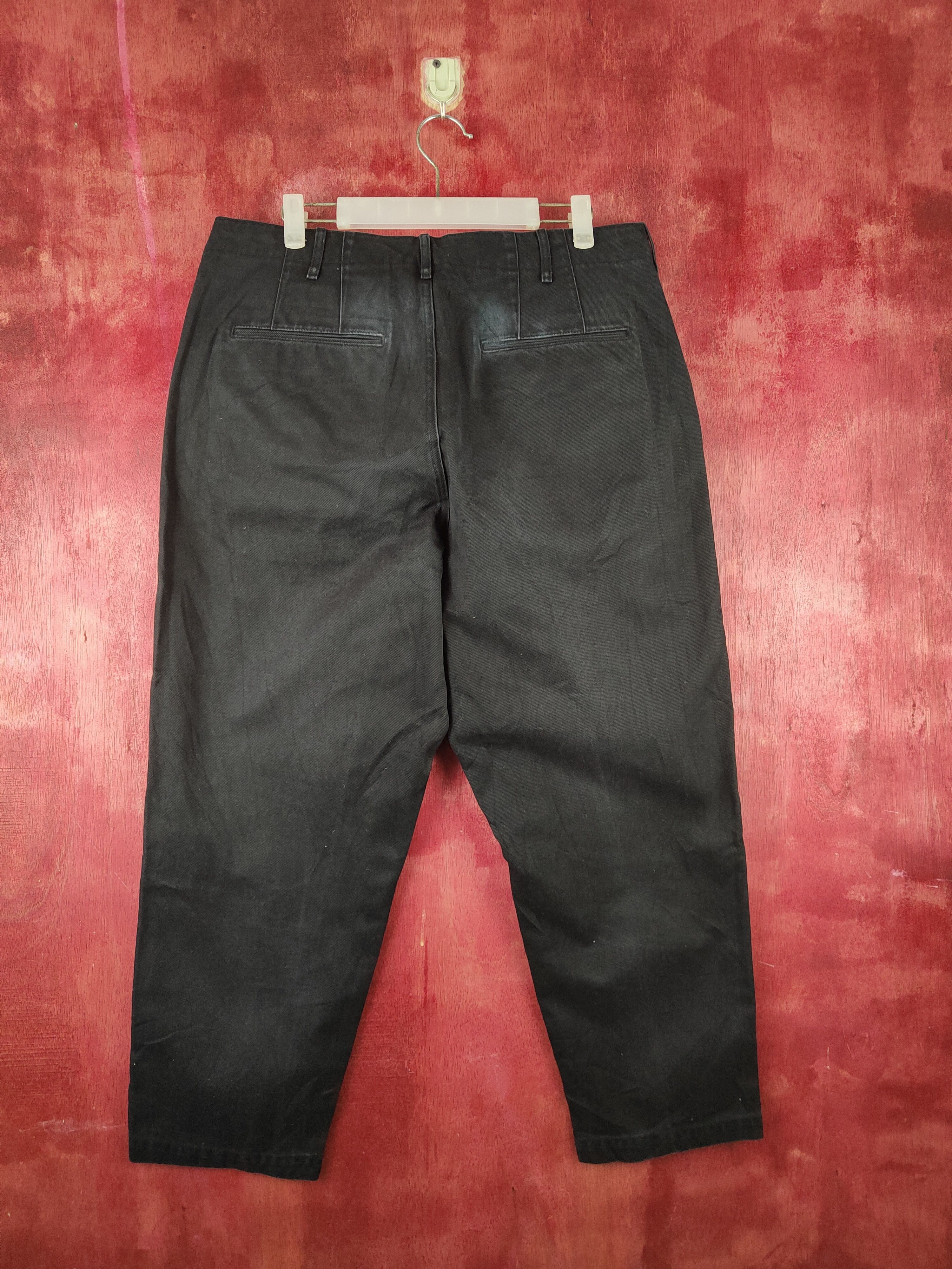 Undercover × Uniqlo UNDERCOVER x UNIQLO Black Baggy Trousers Pants N#S013 Size US 34 / EU 50 - 7 Thumbnail
