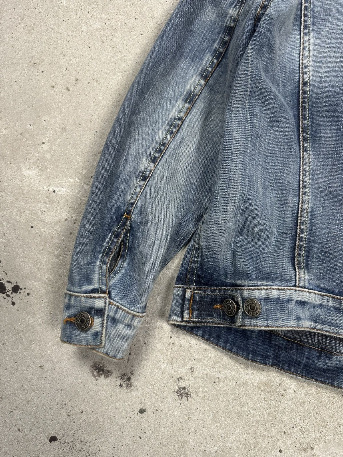 Alexander McQueen Alexander McQueen Blue Denim Skull Wings Jeans Stone Wash Size L / US 10 / IT 46 - 12 Thumbnail