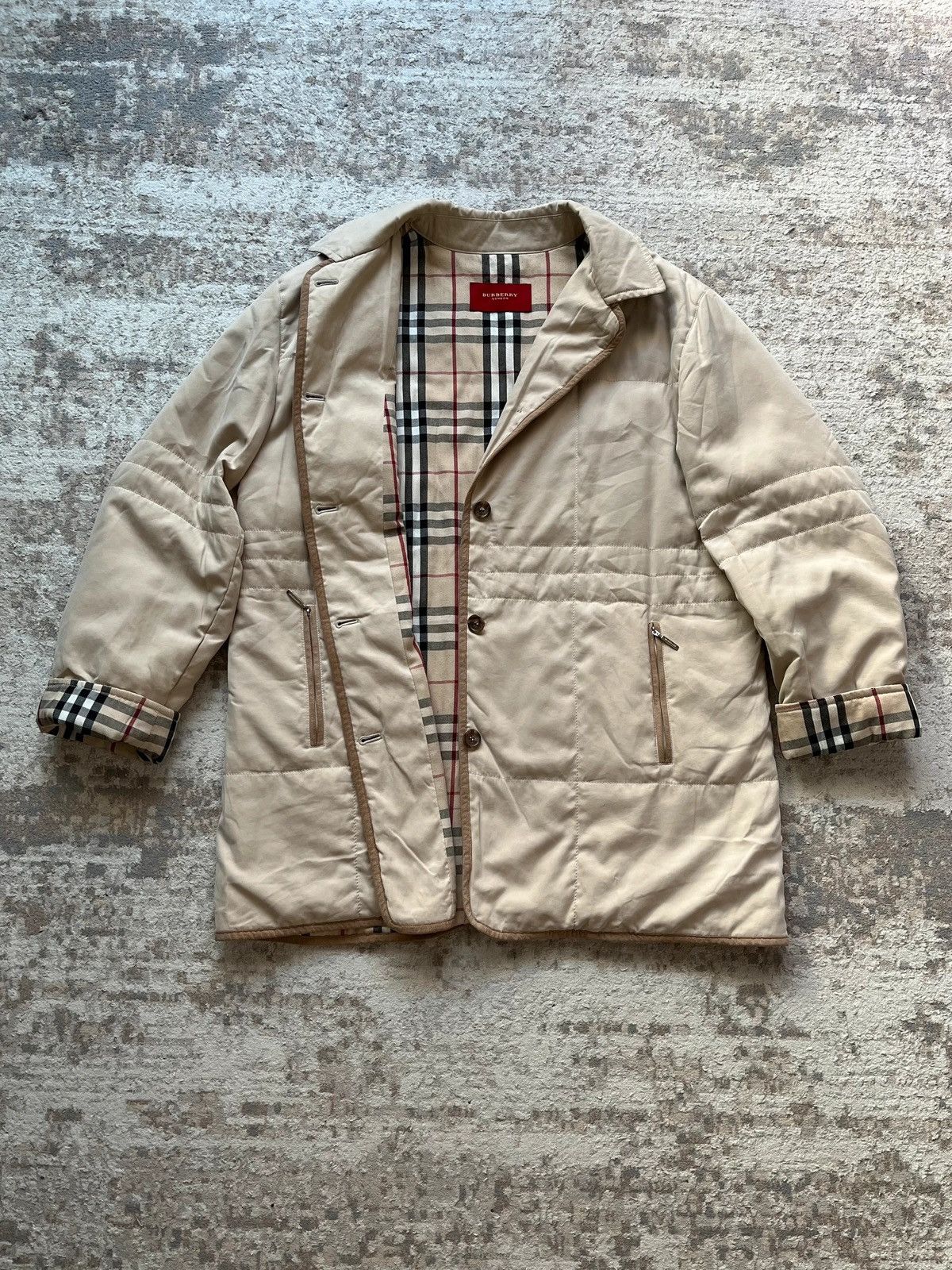 Burberry Burberry London Forynys Coat Plaid Lining Vintage 2000s Size 3XL / US 20-22 - 2 Thumbnail