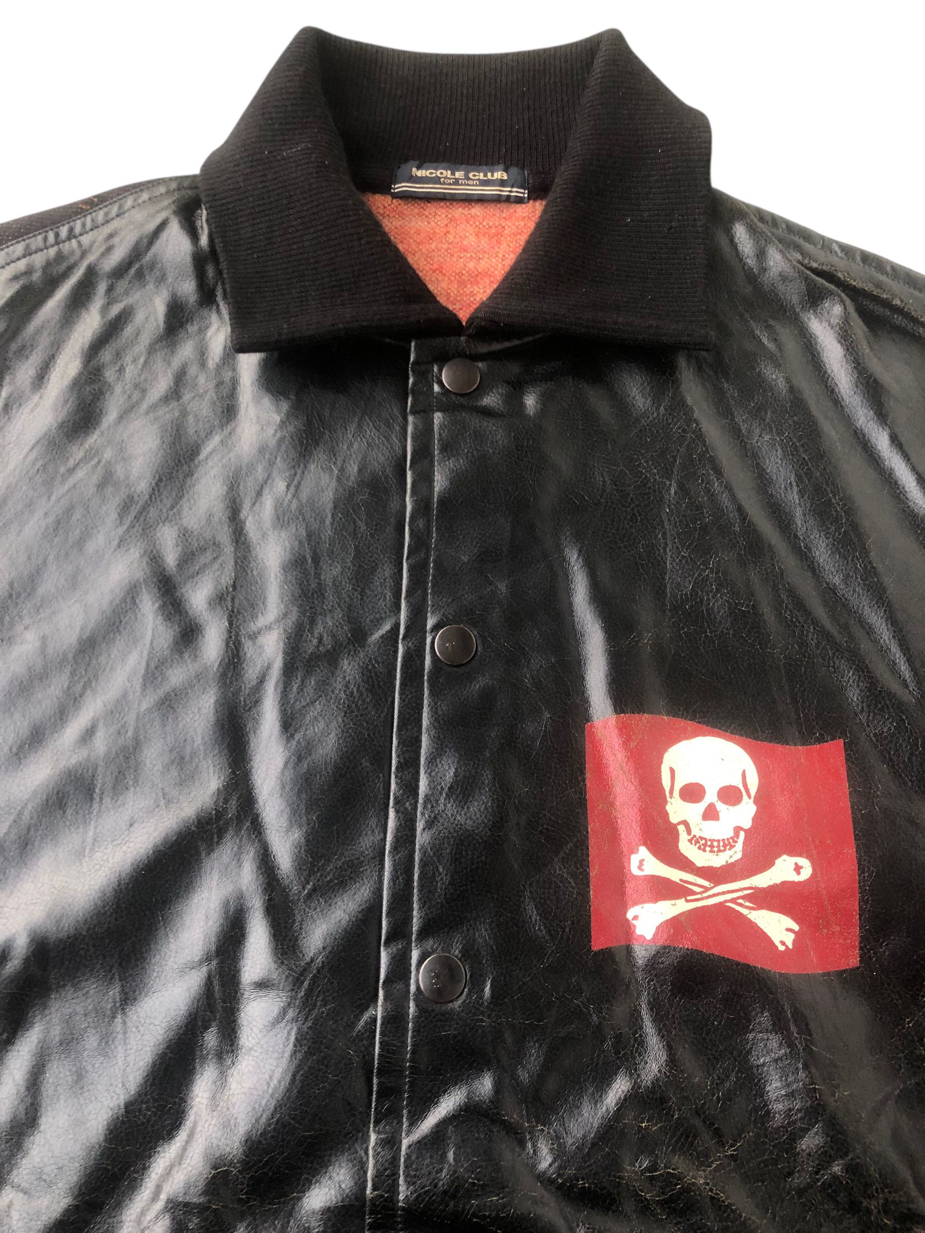 Nicole Club 🔥Vtg NICOLE CLUB FOR MEN Sample Archived Wool PVC Jacket Size US XL / EU 56 / 4 - 5 Thumbnail