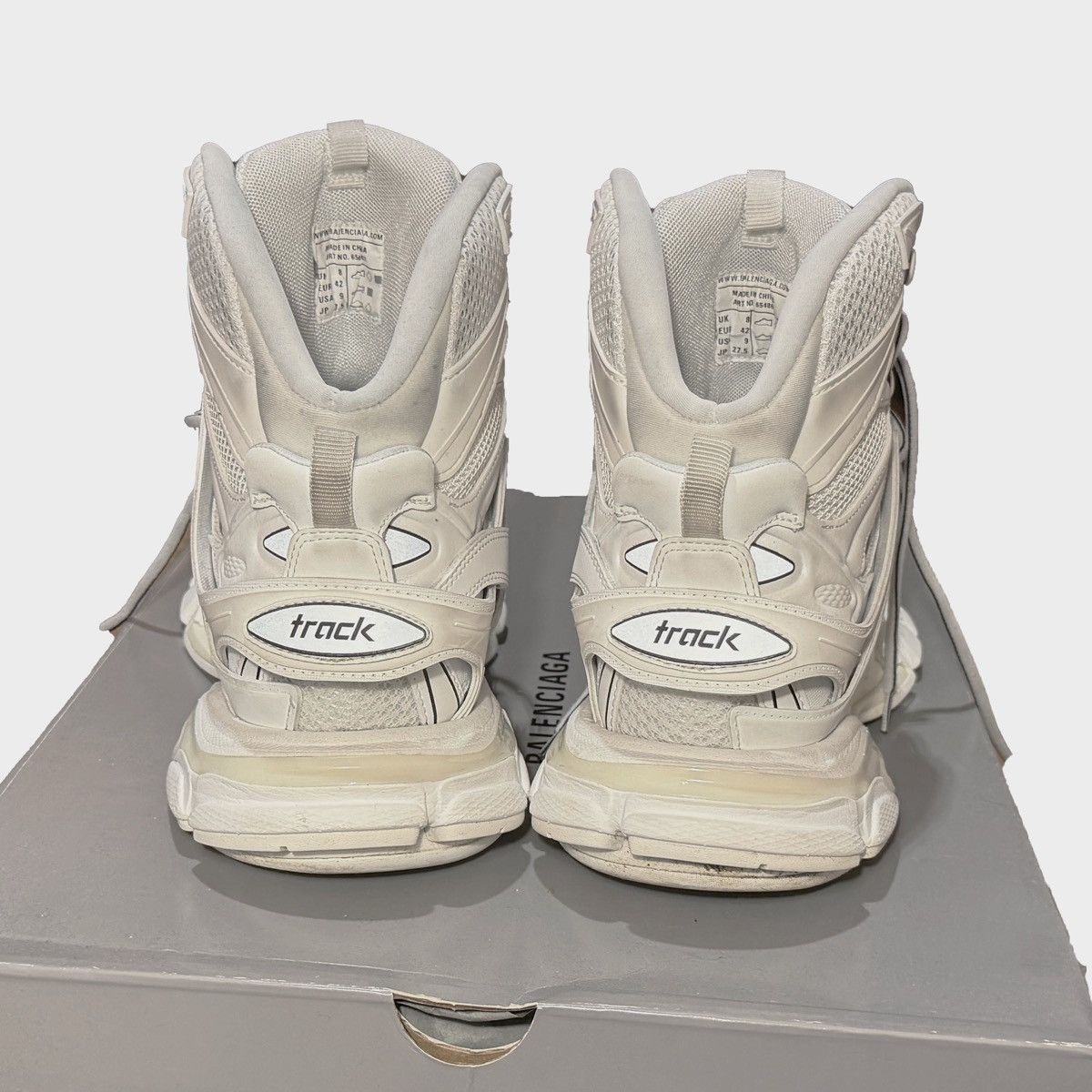 Balenciaga Balenciaga Track Hike Full White Size US 9 / EU 42 - 2 Thumbnail