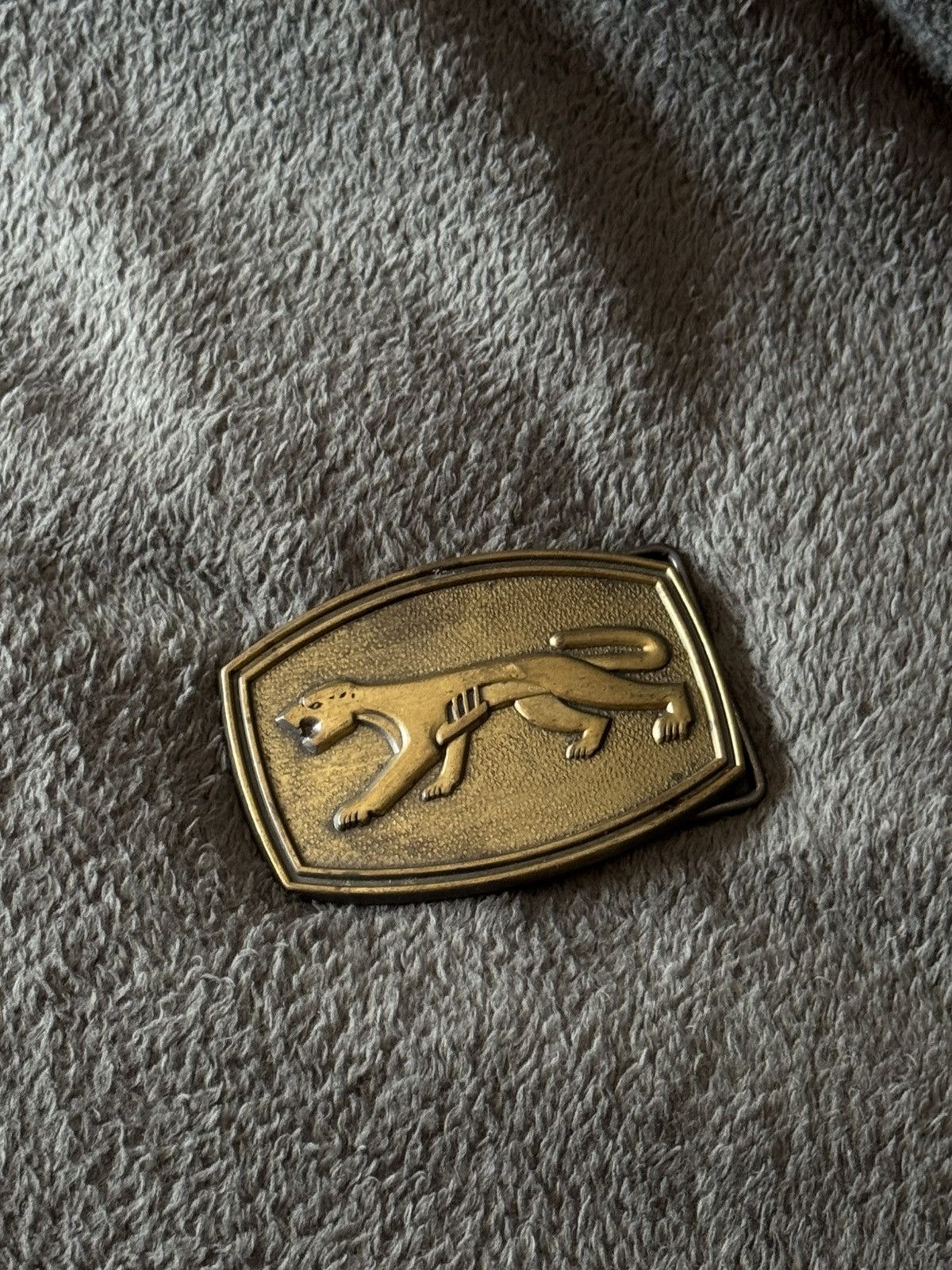 Vintage Vintage 90’s Gold Panthera Rare Buckle Belt Size ONE SIZE - 2 Thumbnail