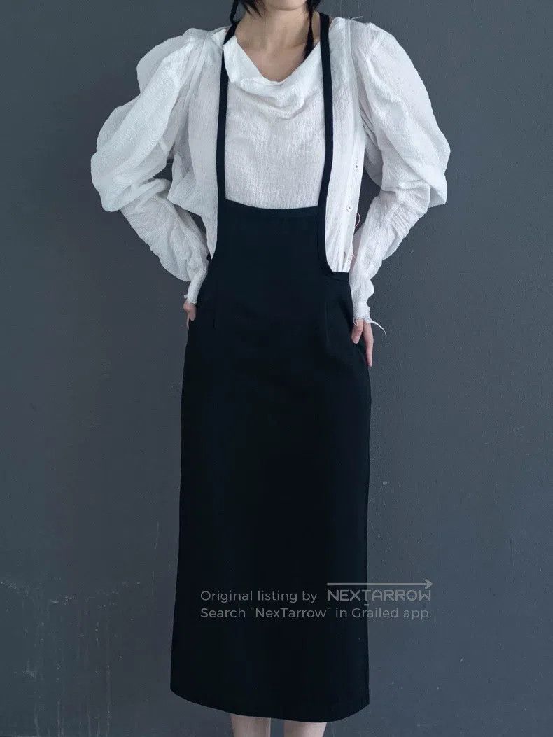 Comme des Garcons Comme Des Garcons Main Line Early Black Suspender Skirt Size S / US 4 / IT 40 - 1 Thumbnail