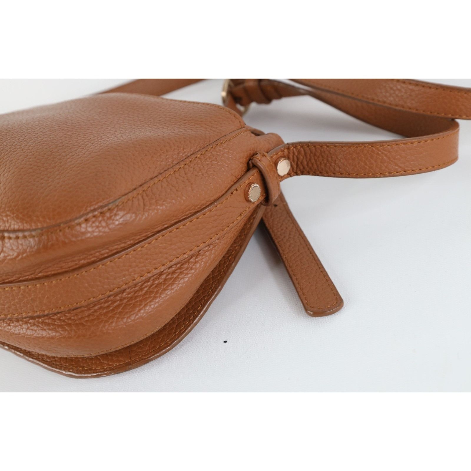 Boden Boden Boho Chic Leather Crossbody Messenger Bag Purse Brown Size ONE SIZE - 6 Thumbnail