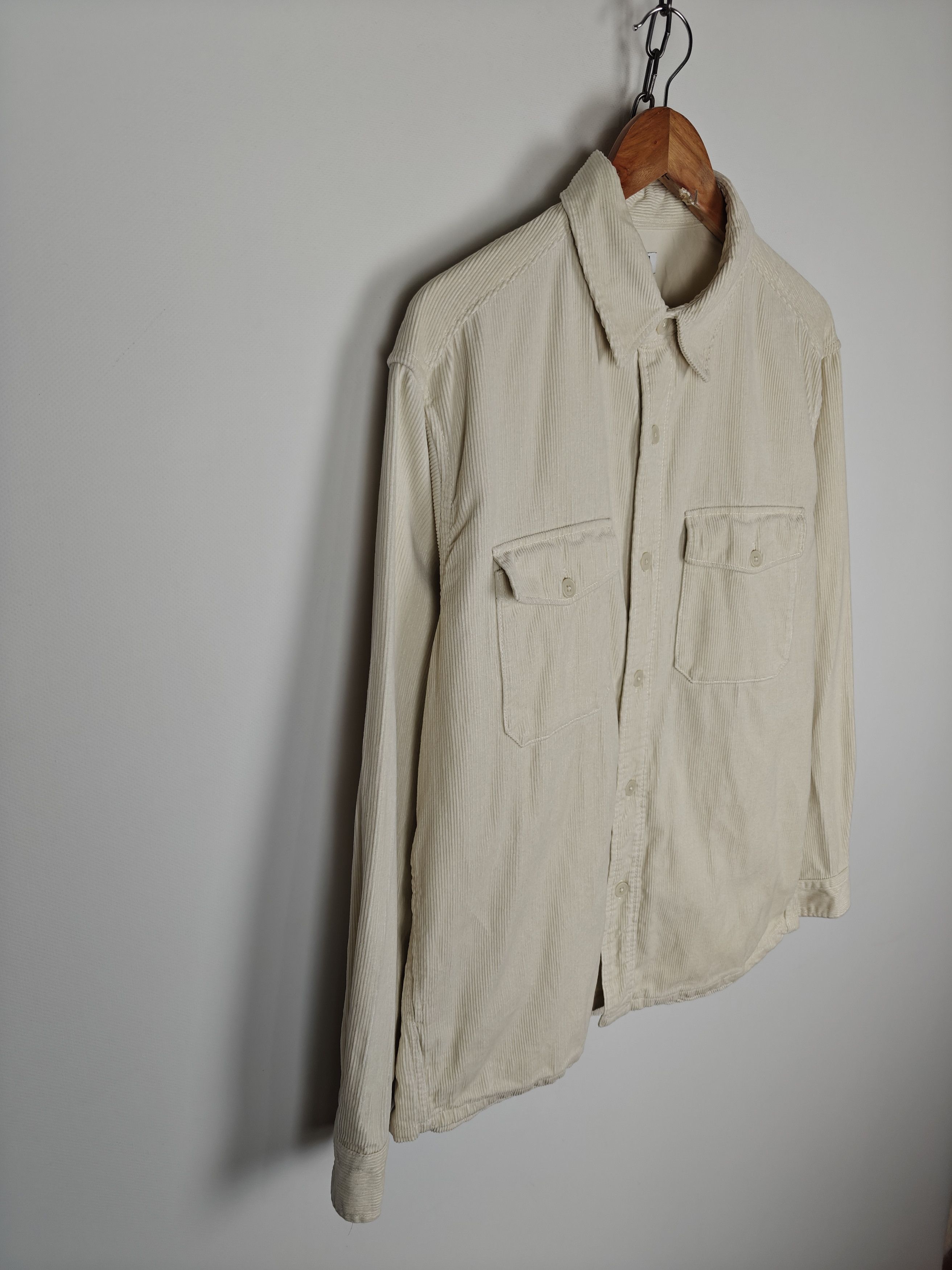 Uniqlo Uniqlo Corduroy Jacket Beige Button Collared size M Size US M / EU 48-50 / 2 - 4 Thumbnail