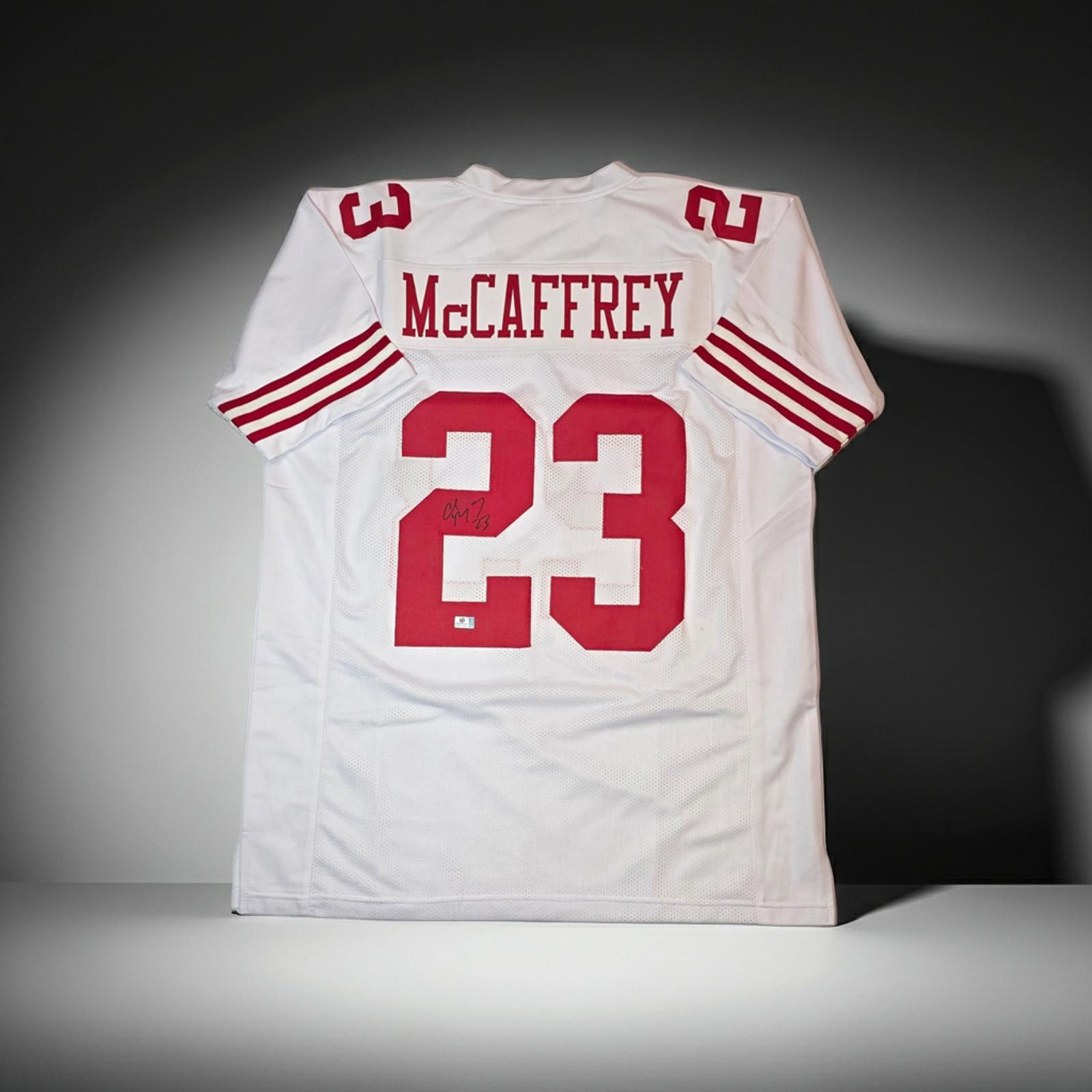 Other Christian McCaffery 49ers Signed Football Jersey coa (XL) Size ONE SIZE - 1 Thumbnail