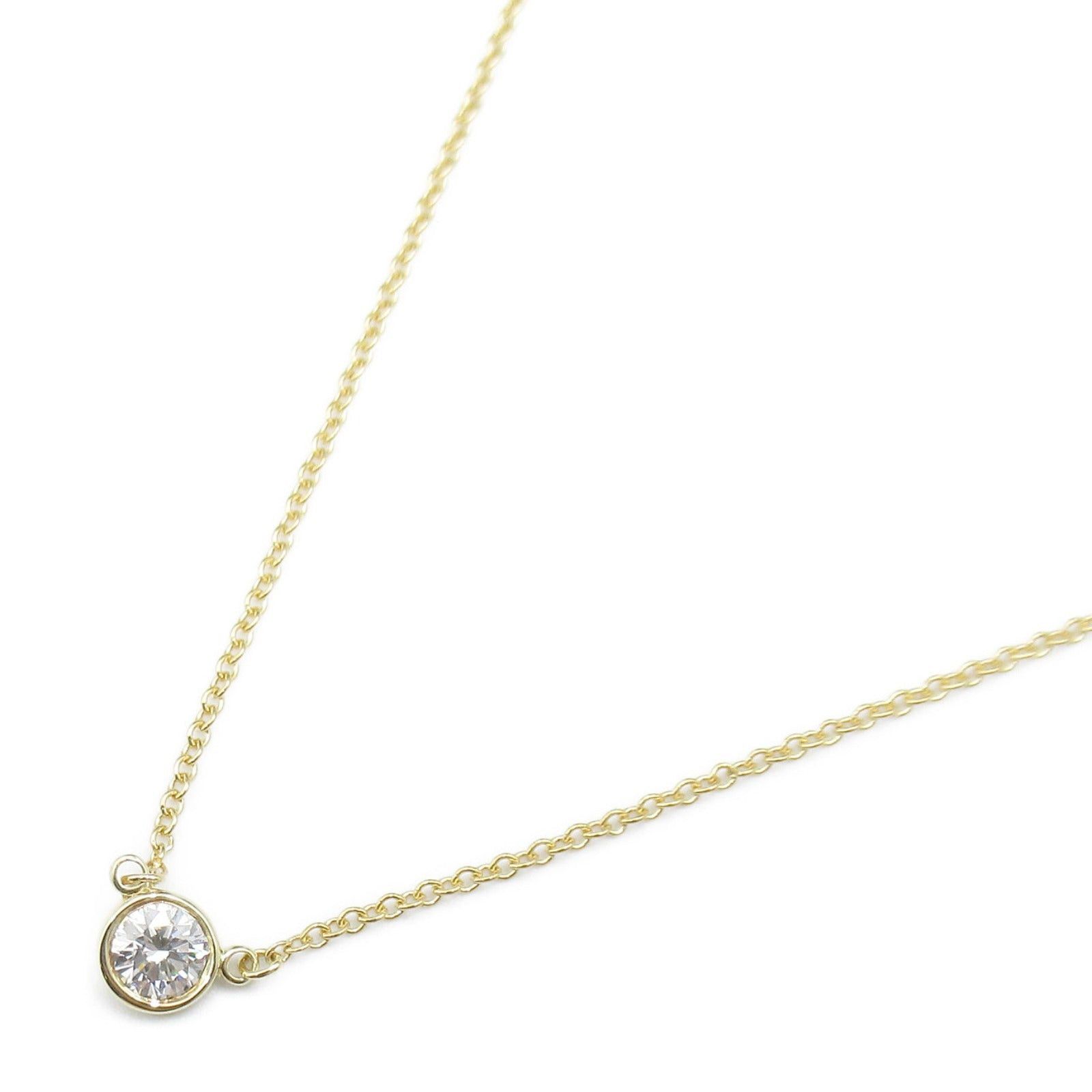 Tiffany & Co. Tiffany Co By The Yard Necklace K18 (Yellow Gold) Diamond Clear Size ONE SIZE - 1 Thumbnail