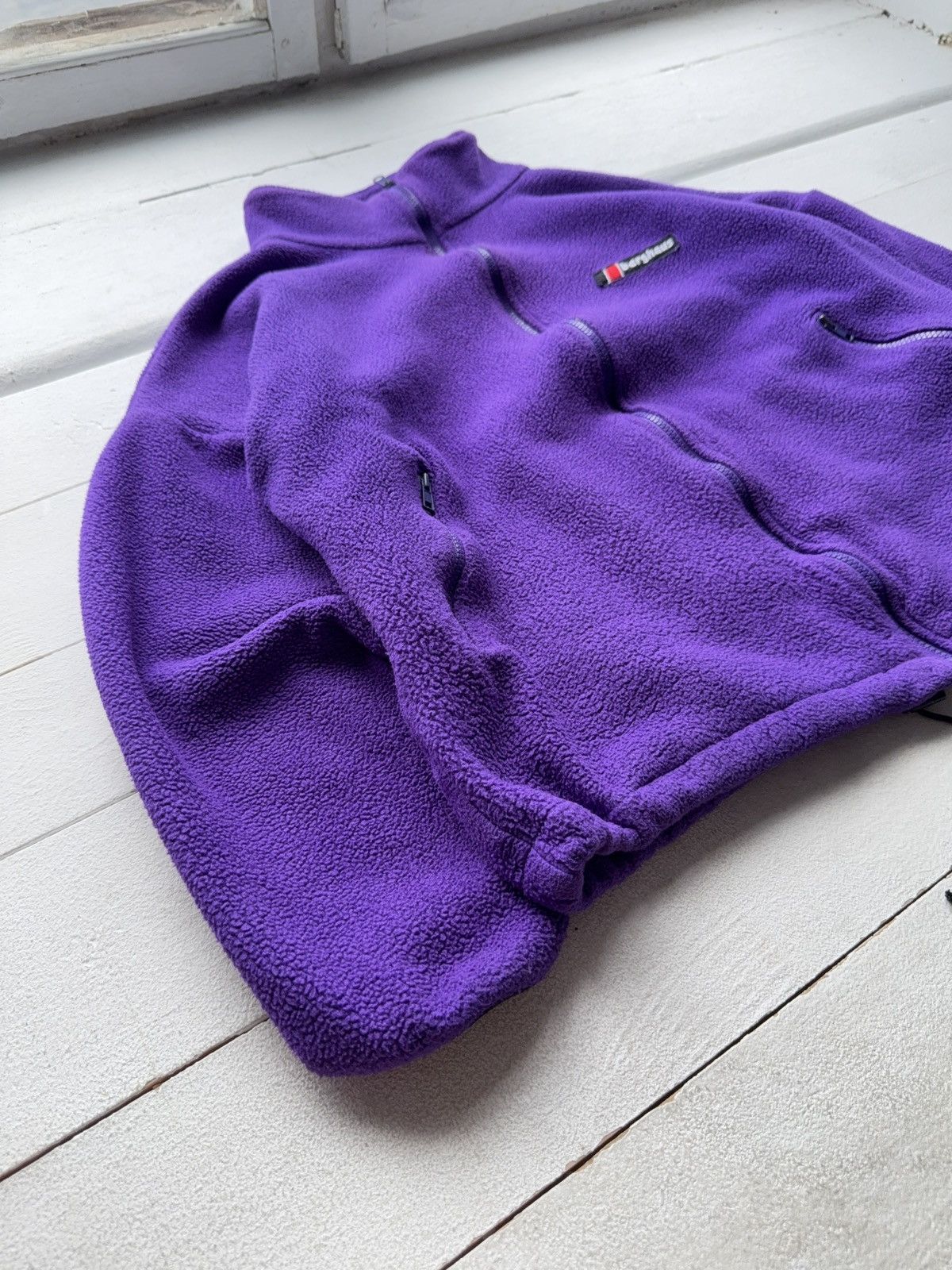 Berghaus × Vintage Outdoor Berghaus Vintage 90s Sherpa Fleece Zip Jacket Size US M / EU 48-50 / 2 - 1 Thumbnail