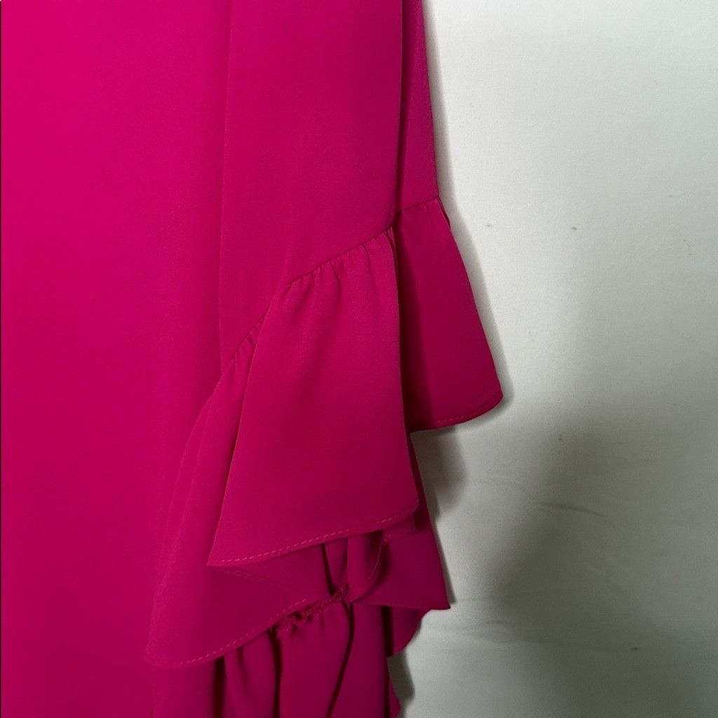 Joseph Ribkoff Joesph Ribkoff pink bell waterfall sleeves tunic blouse 12 Size L / US 10 / IT 46 - 6 Thumbnail