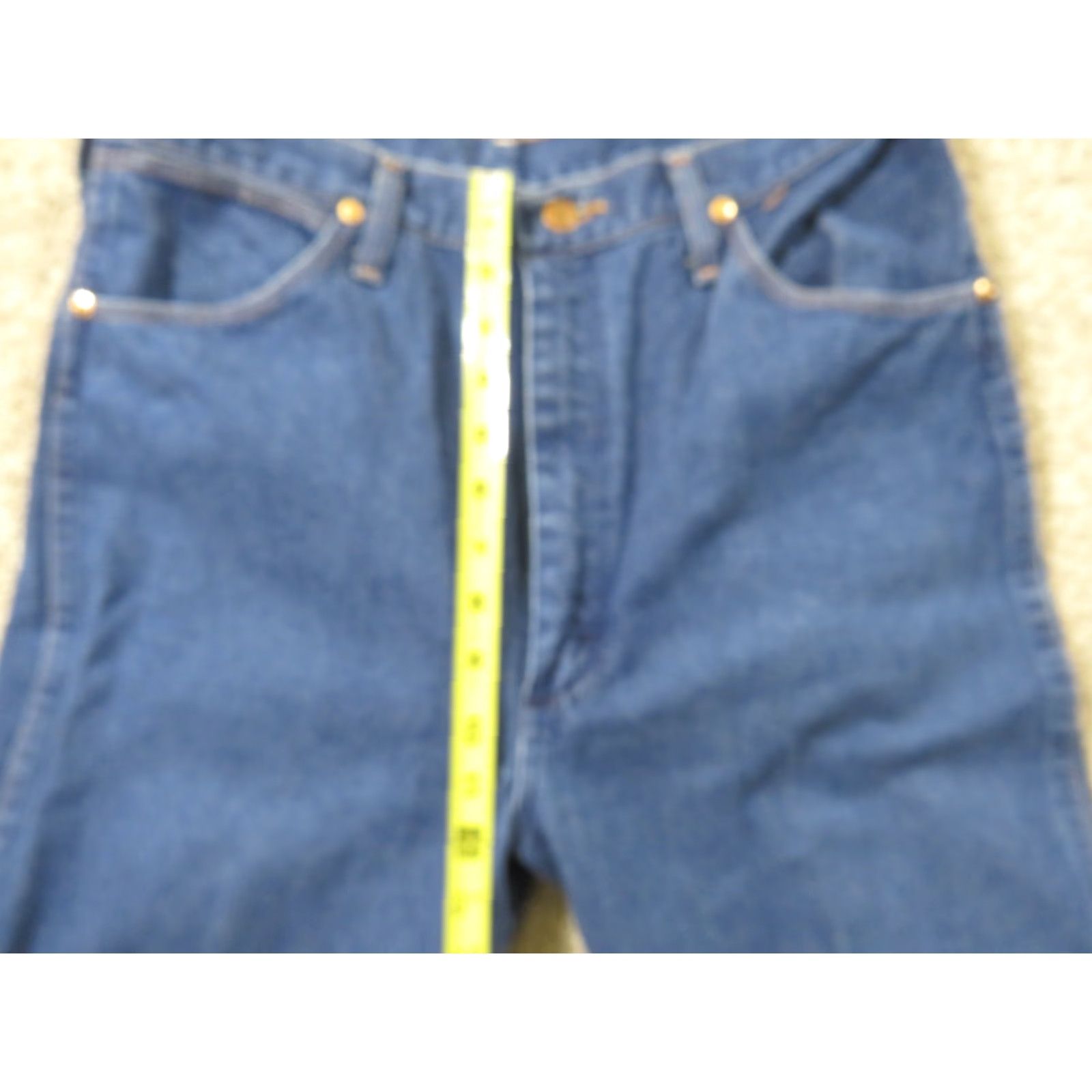 Wrangler VINTAGE Wrangler Jeans Men's 34x37.5 Blue 639DEN Cowboy Cut Made in USA Rodeo Wrangler Cowboy Cut Jeans Mens 34x37.5 Blue Cowboys Size US 34 / EU 50 - 7 Thumbnail