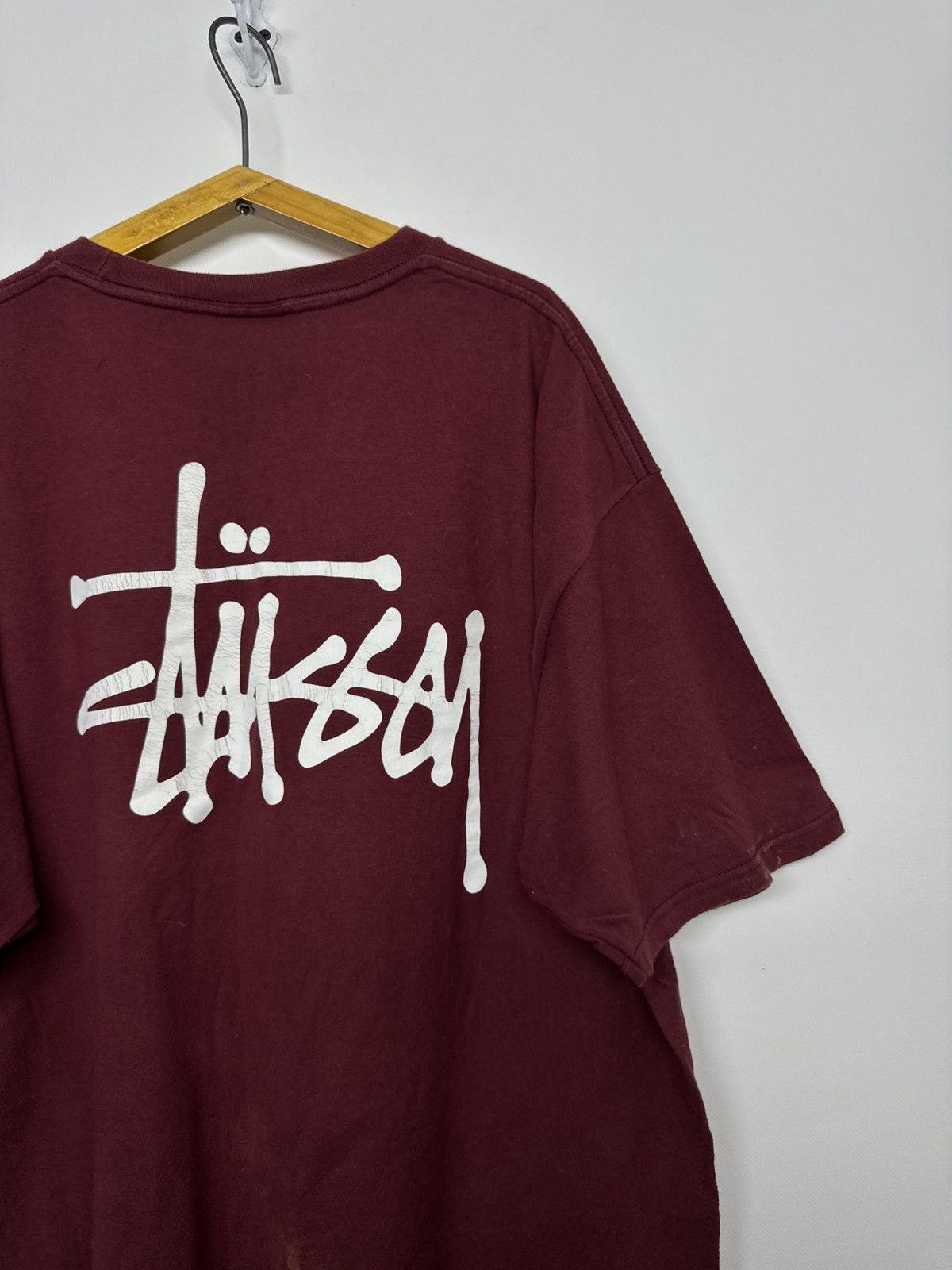 Stussy Vintage Y2k Stussy Big Logo T-Shirt 00’s Size US XL / EU 56 / 4 - 8 Thumbnail