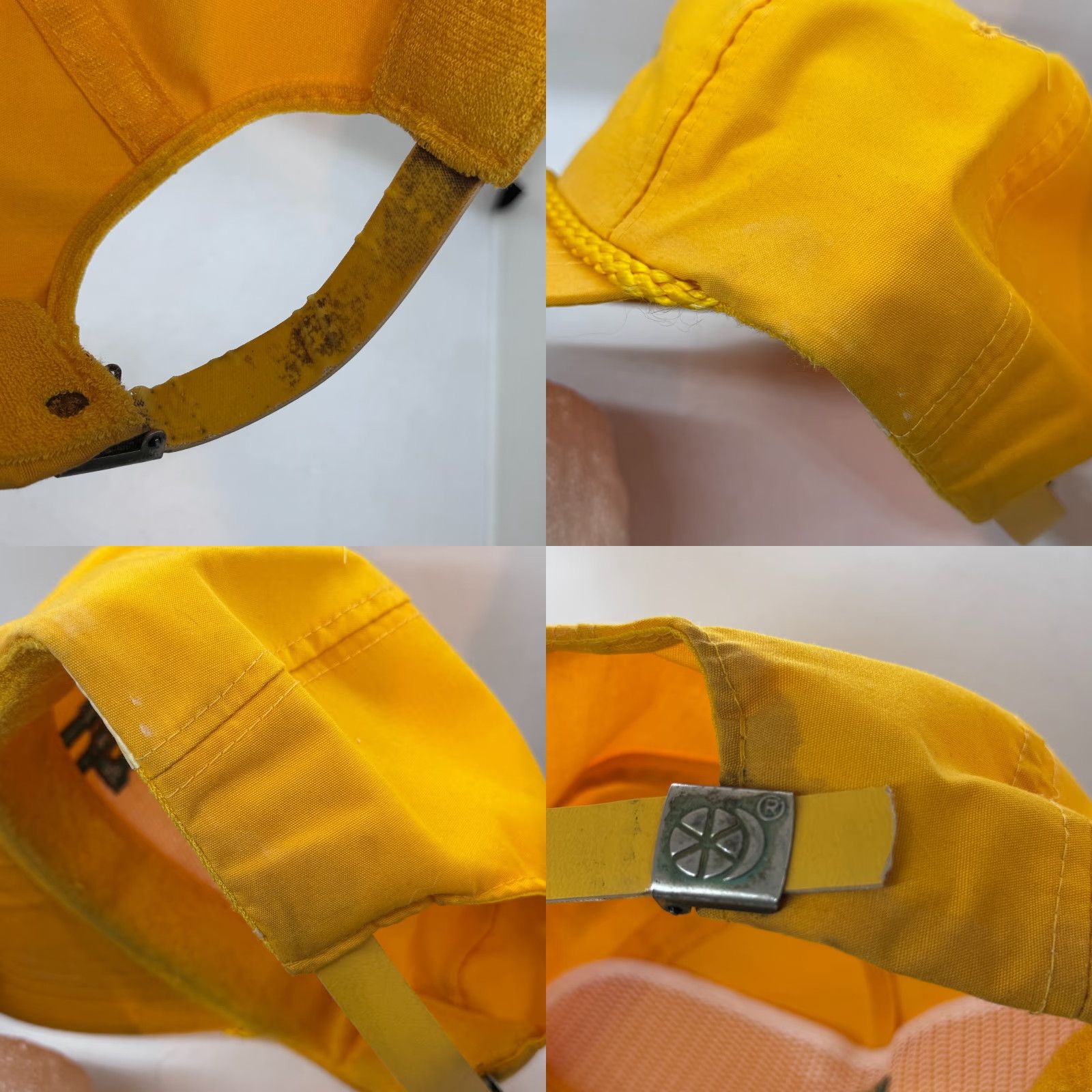 Roper VINTAGE Baylor University Yellow Roper Snapback Hat College Cap Sportcap Men Adjustable Canvas Cotton Breathable Lightweight 90s Logo Stained Bill Size ONE SIZE - 8 Thumbnail