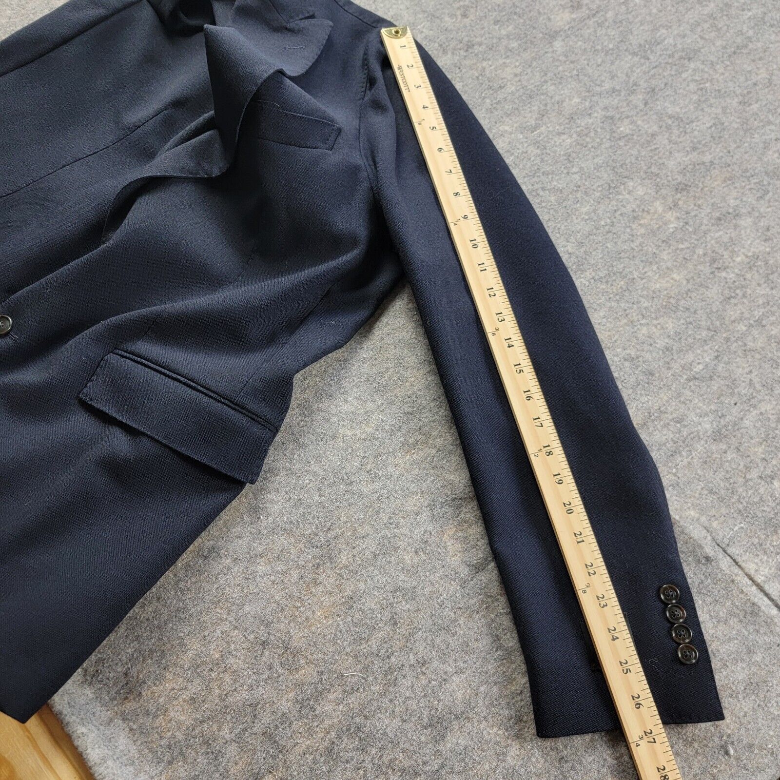 Todd Snyder Todd Snyder Wool Peak Lapel Hopsack Sport Coat Size 42R - 8 Thumbnail