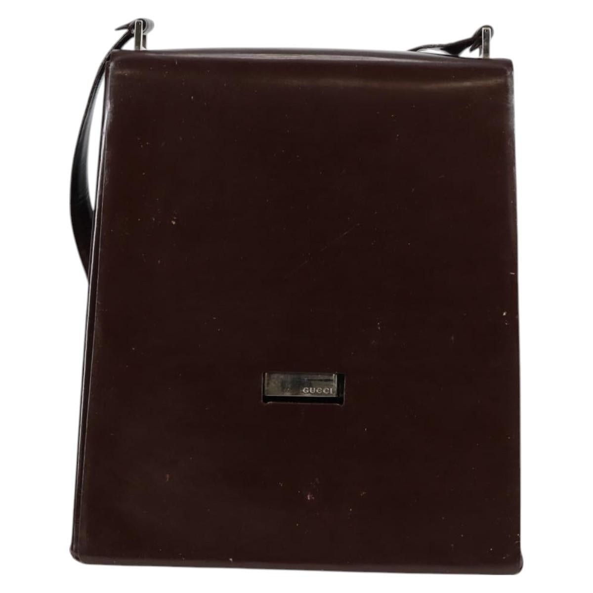 Gucci GUCCI Shoulder Bag Patent Leather Brown Silver 002 2046 002 Size ONE SIZE - 2 Thumbnail