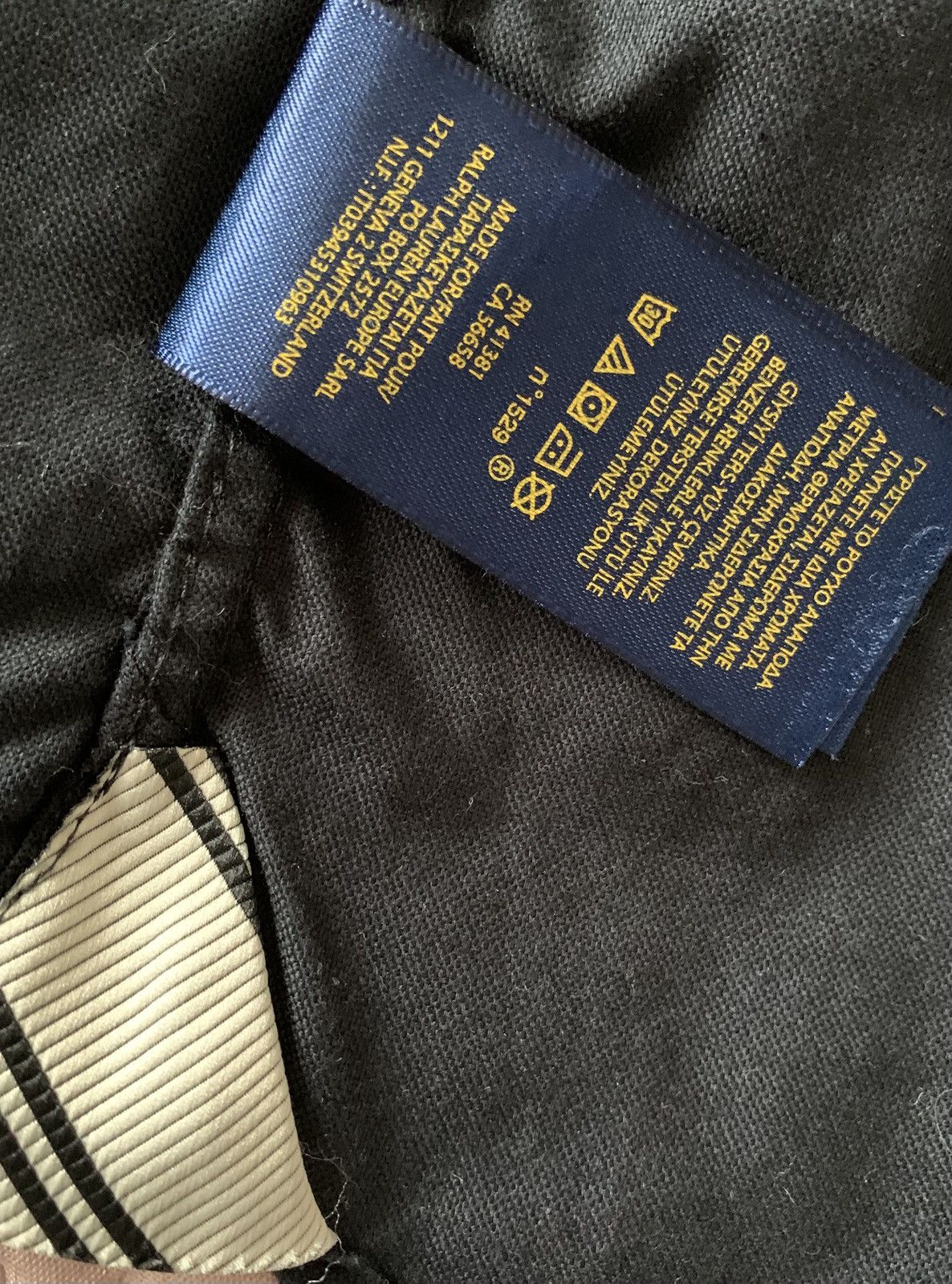 Limited Edition Ralph Lauren RL 67 Shirt – Black Vintage