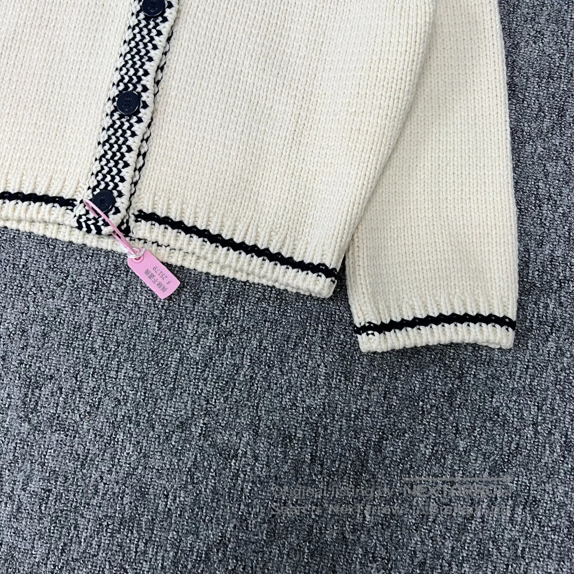 Dior Dior Letter slogan: Cashmere blended knit cardigan jacket| Size L / US 10 / IT 46 - 5 Thumbnail