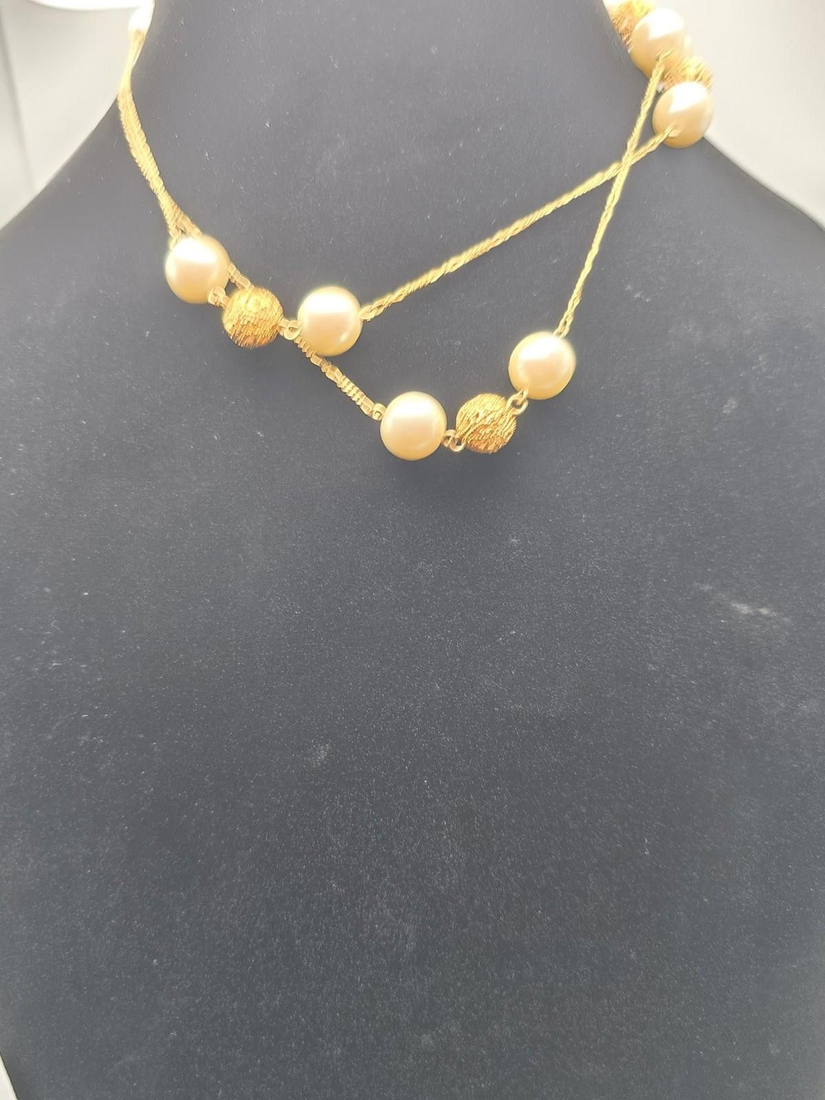 Other Vintage GJD Mexico Necklace 30" Gold Tone Filigree Pearls Size ONE SIZE - 8 Thumbnail