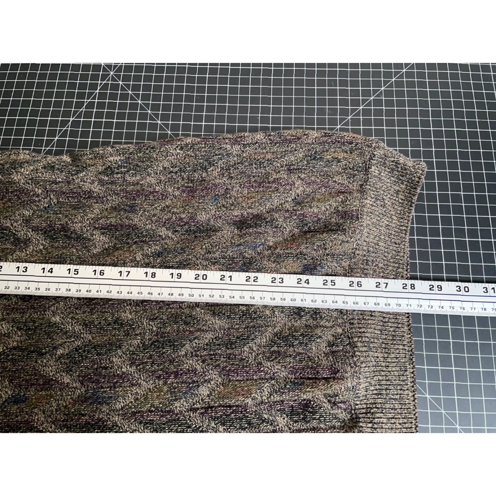 Vintage VINTAGE San Mateo Island Dad Zig Zag Pattern Green Knit Sweater Adult Large Mens Size US L / EU 52-54 / 3 - 6 Thumbnail