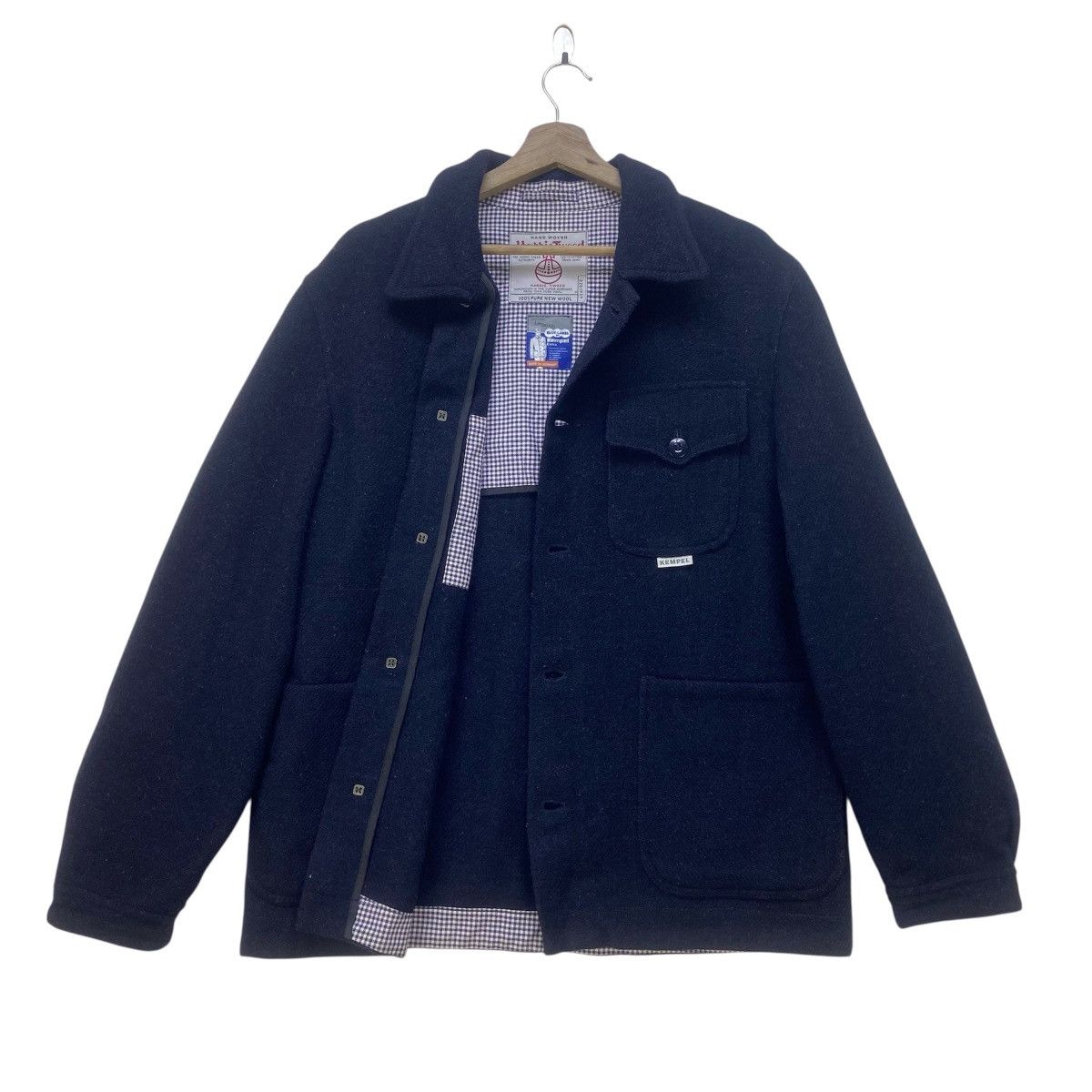 Harris Tweed Vintage Harris Tweed Blue Label Kempel Field Wool Jacket Size US S / EU 44-46 / 1 - 1 Thumbnail