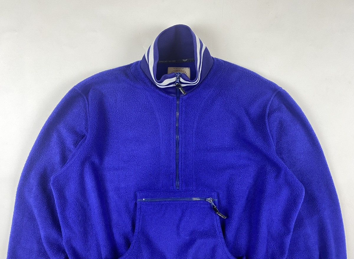 Emporio Armani Armani Fleece Jacket Jeans Big Logo Half Zip Archive Size US L / EU 52-54 / 3 - 3 Thumbnail