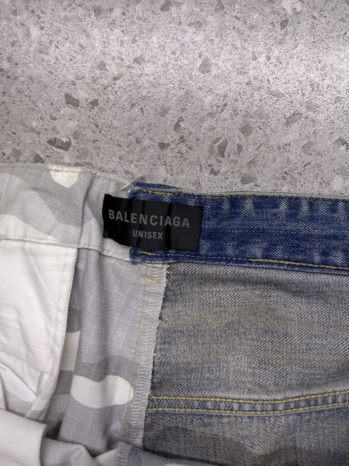 Balenciaga Balenciaga 24ss camo & denim pants Size US 34 / EU 50 - 2 Thumbnail