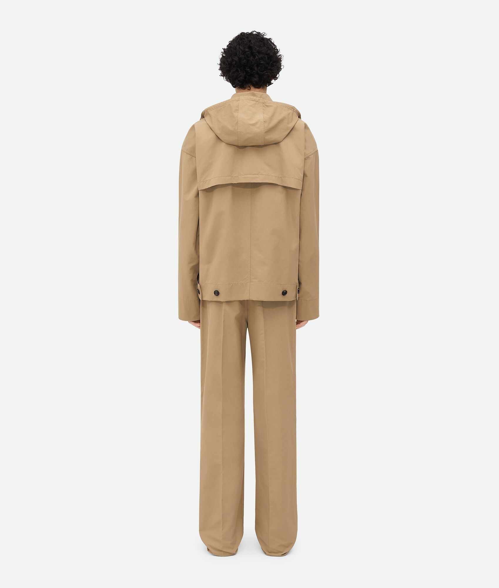 Bottega Veneta o1w1db10825 Tech Cotton Blouson Jacket Desert Taupe/Oatmeal Size US M / EU 48-50 / 2 - 3 Thumbnail