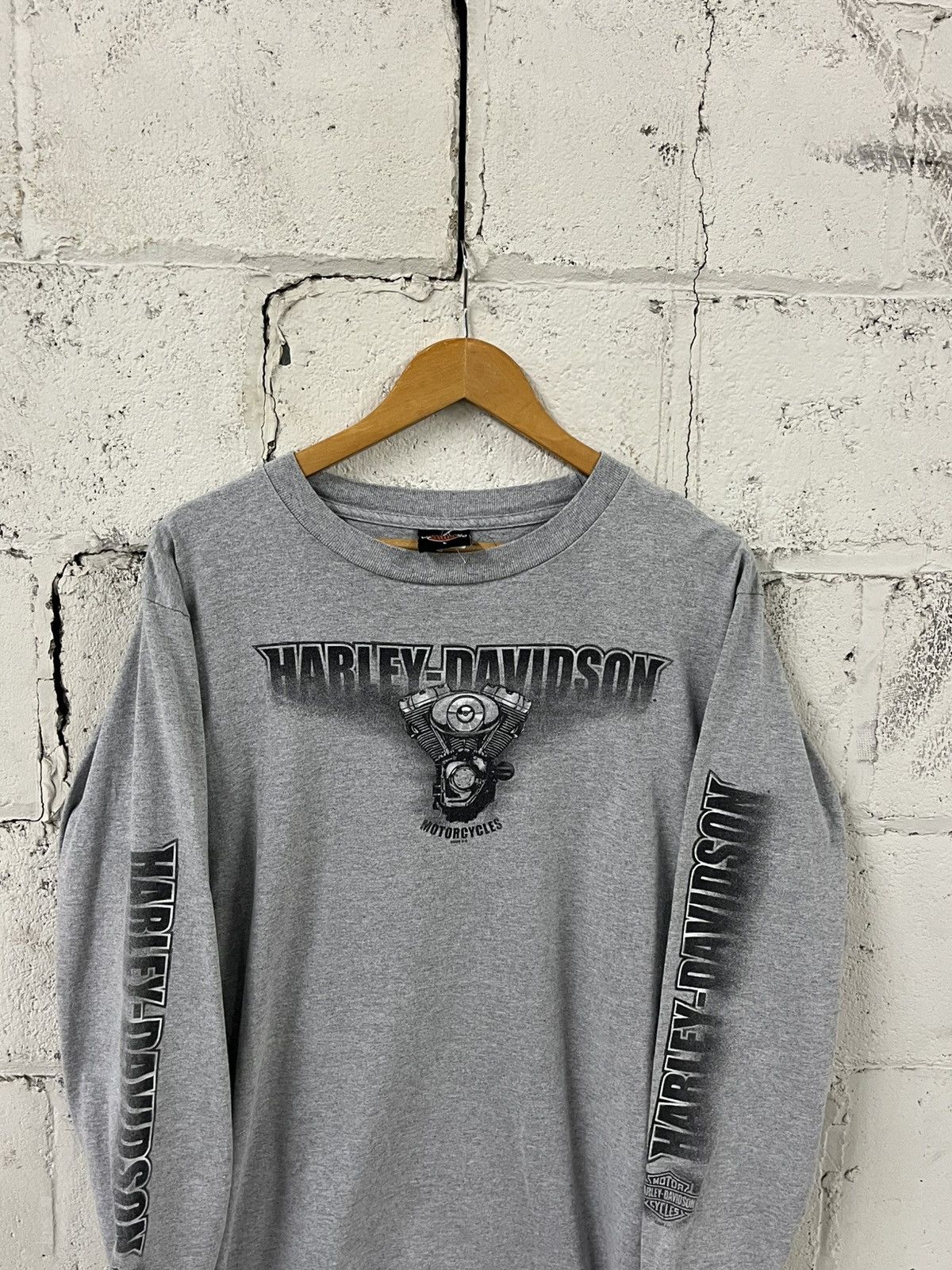 Harley Davidson Harley Davidson, Y2K, long sleeve sleeve hits skater hype Size US L / EU 52-54 / 3 - 5 Thumbnail