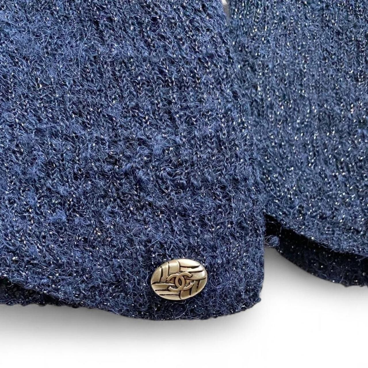 Chanel Chanel 2011 Alpaca Shimmering Metallic Ombré Turtleneck Size M / US 6-8 / IT 42-44 - 10 Thumbnail