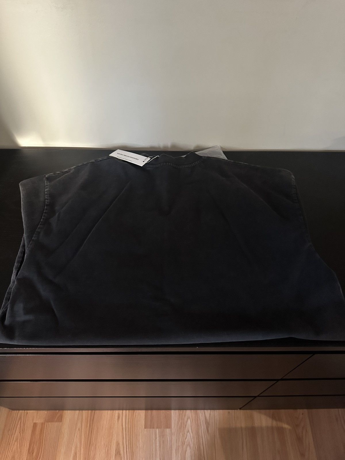 Vintage SIGNATURE BLANK T-SHIRT - WASHED BLACK Size US M / EU 48-50 / 2 - 4 Thumbnail