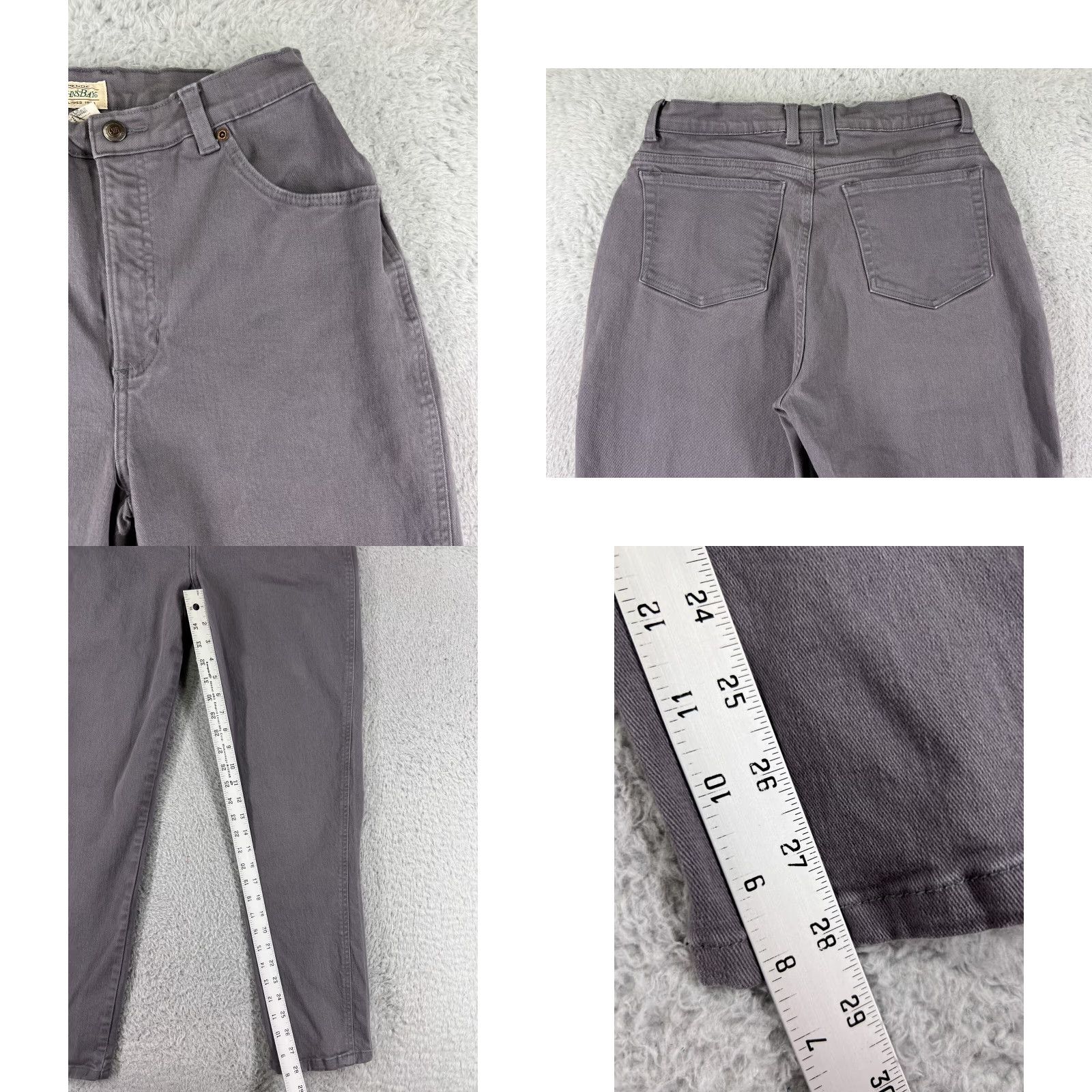 Vintage St. John's Bay Jeans Adult Women 10 Gray Denim High Rise Stretch Straight 26W 28Inseam Size 32" / US 10 / IT 46 - 8 Thumbnail