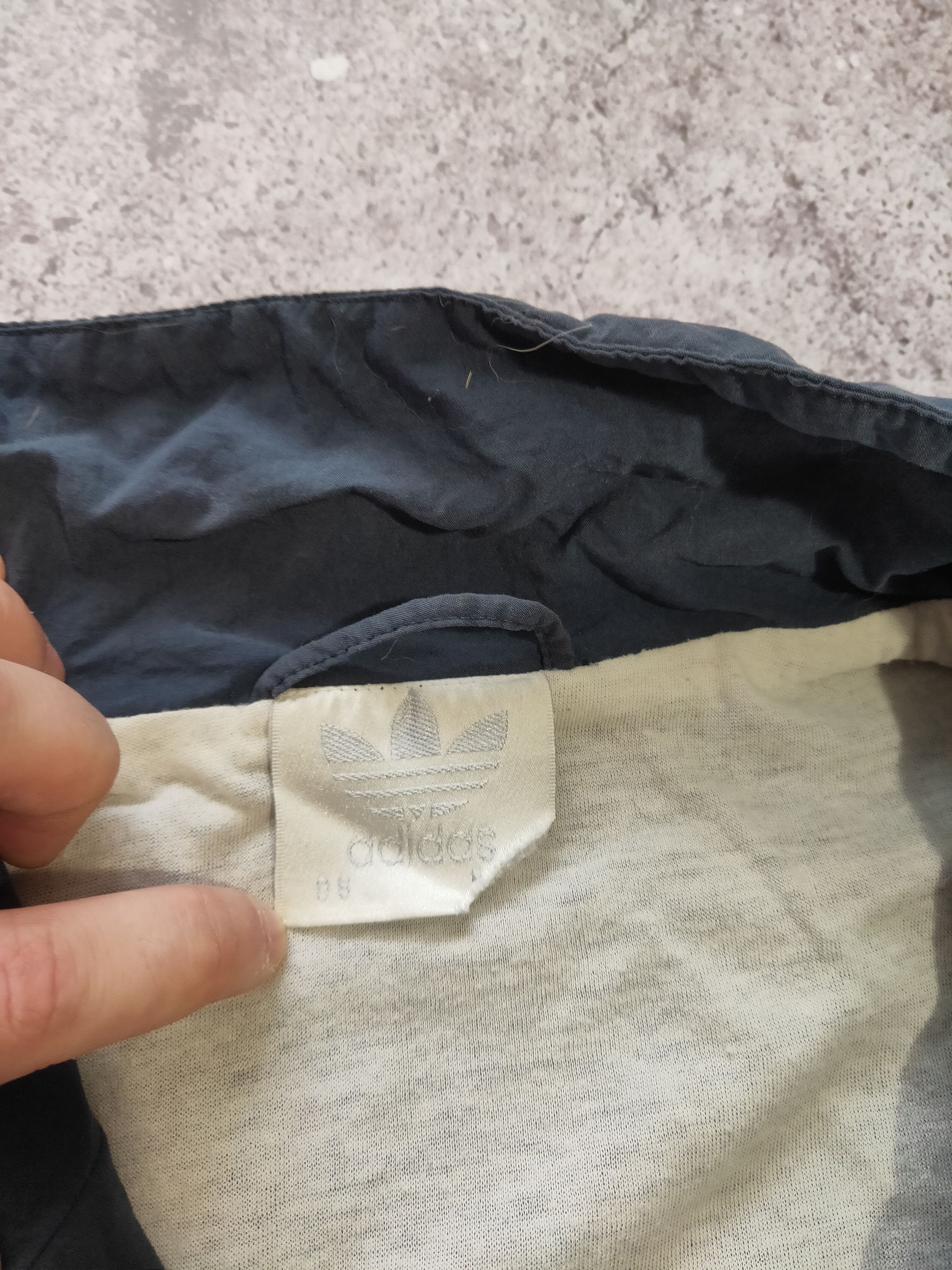 Adidas × Vintage 💥Vintage Adidas 3 Stripes Boxy Track Bomber Jacket 90s Size US L / EU 52-54 / 3 - 5 Thumbnail