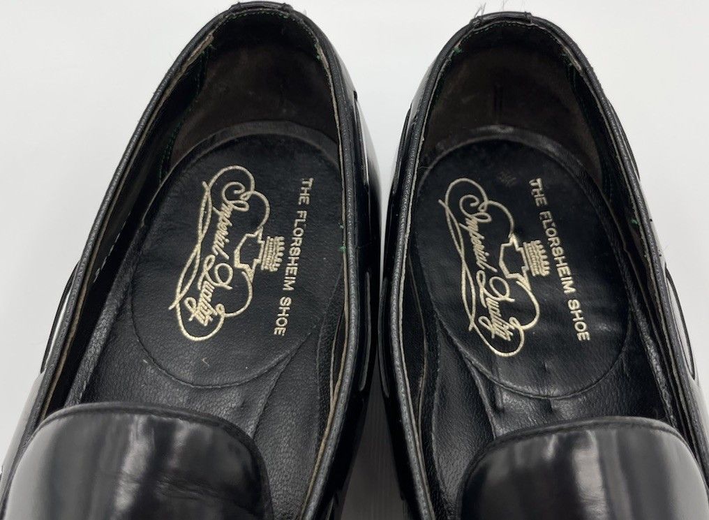 Florsheim Vintage Florsheim Imperial Tassel Black Leather Loafers 10B Size US 10 / EU 43 - 10 Thumbnail