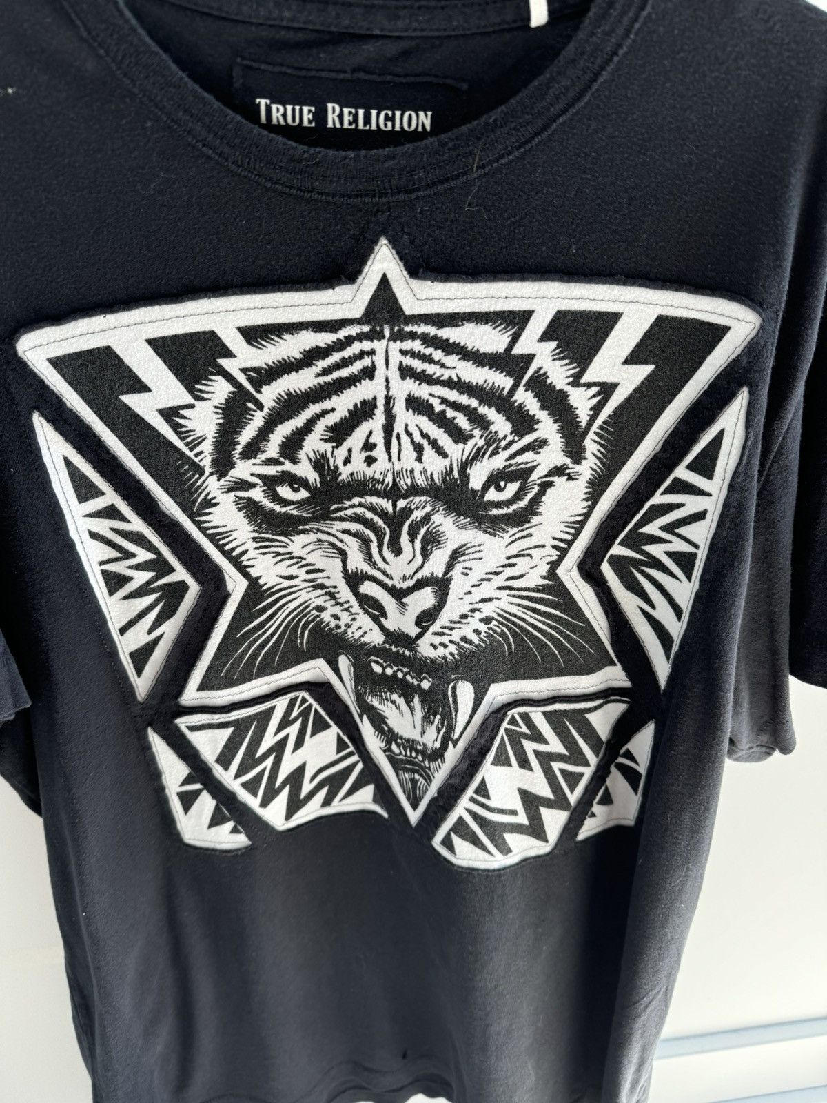 True Religion × Vintage Vintage Stitched True Religion Tiger Tee Size US L / EU 52-54 / 3 - 3 Thumbnail