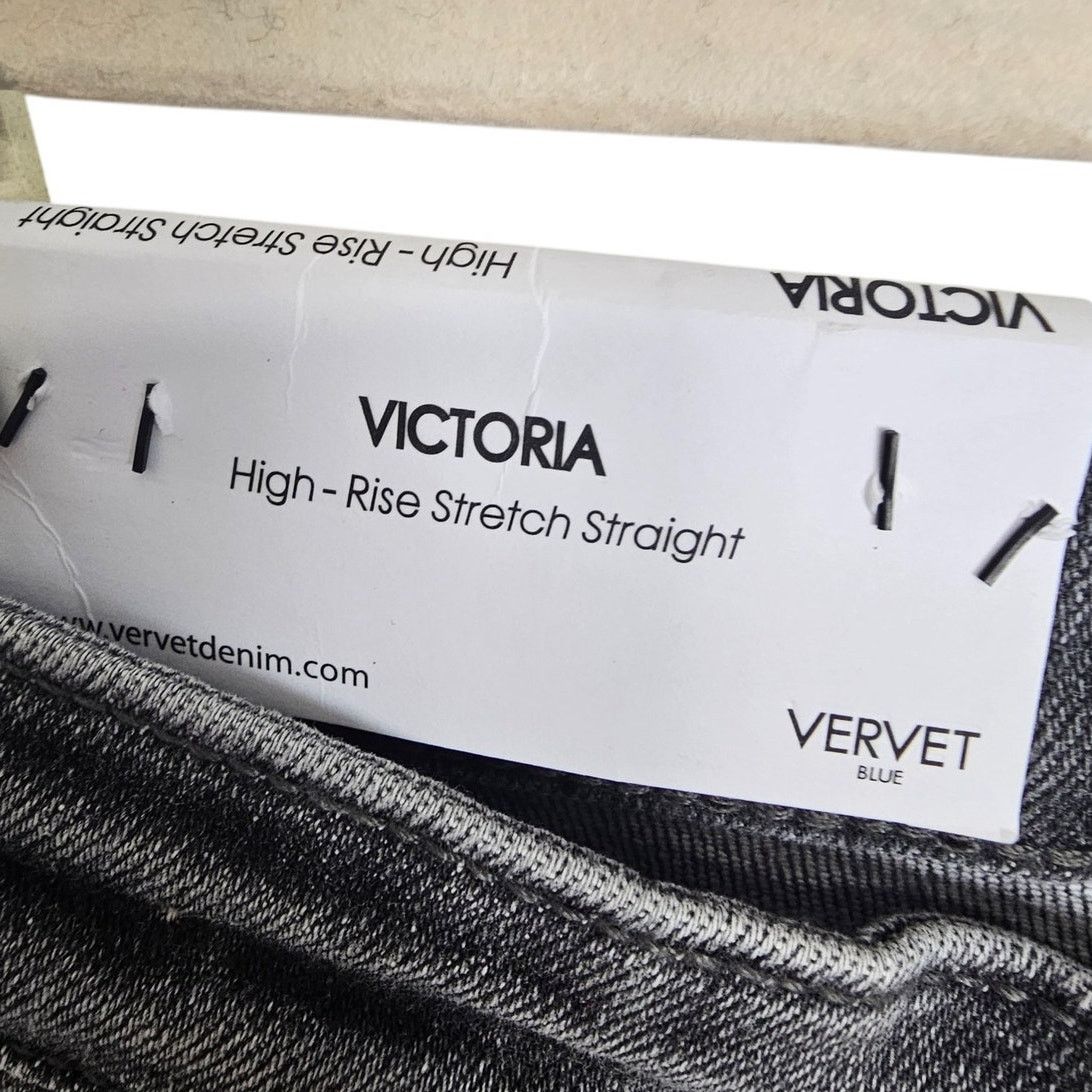 Velvet Vervet Flying Monkey Womens Victoria Straight Leg Jeans Size 30" / US 8 / IT 44 - 7 Thumbnail