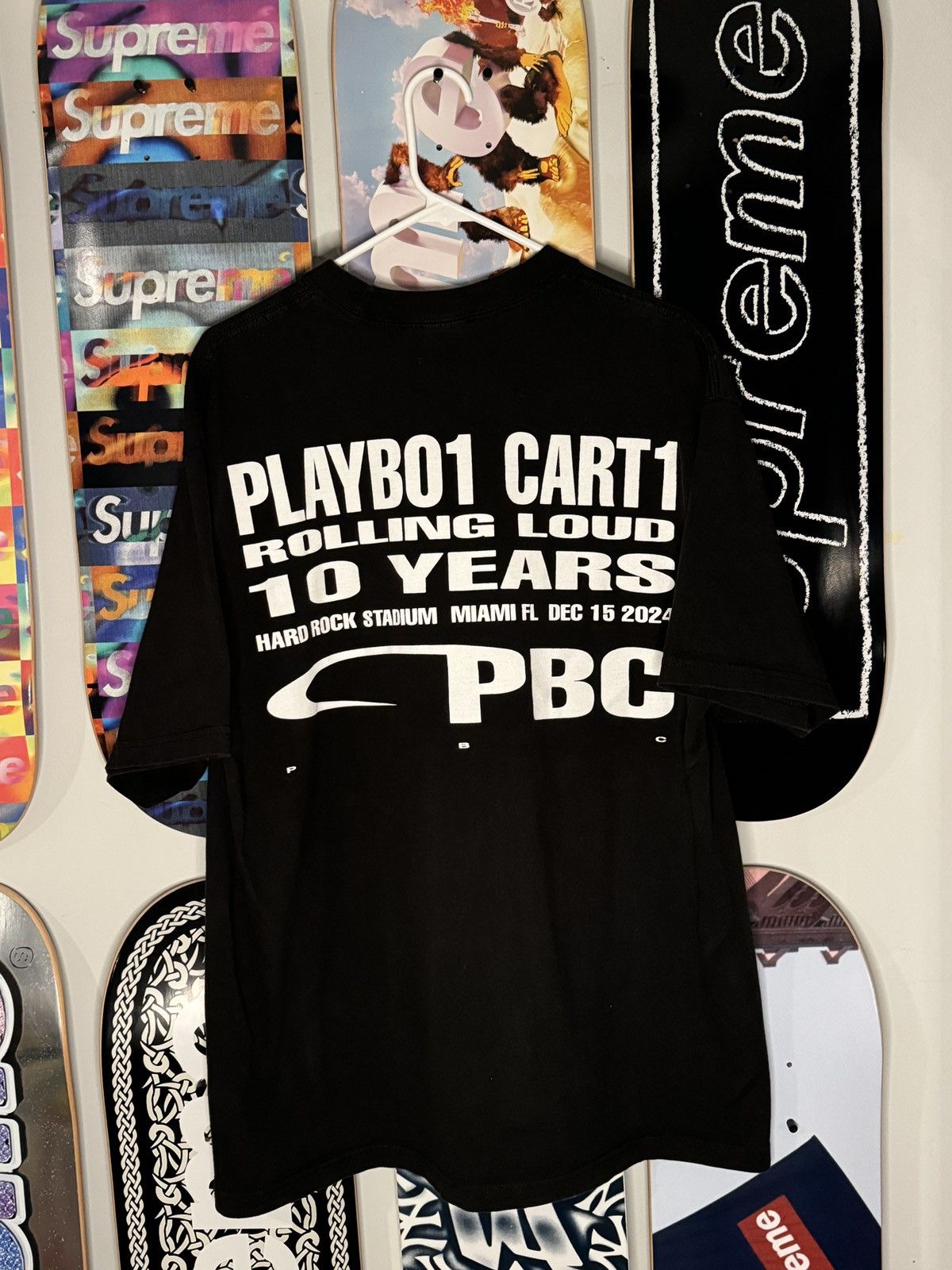 Playboi Carti Playboi Carti Rolling Loud Miami Anniversary Tee Size US XL / EU 56 / 4 - 1 Thumbnail