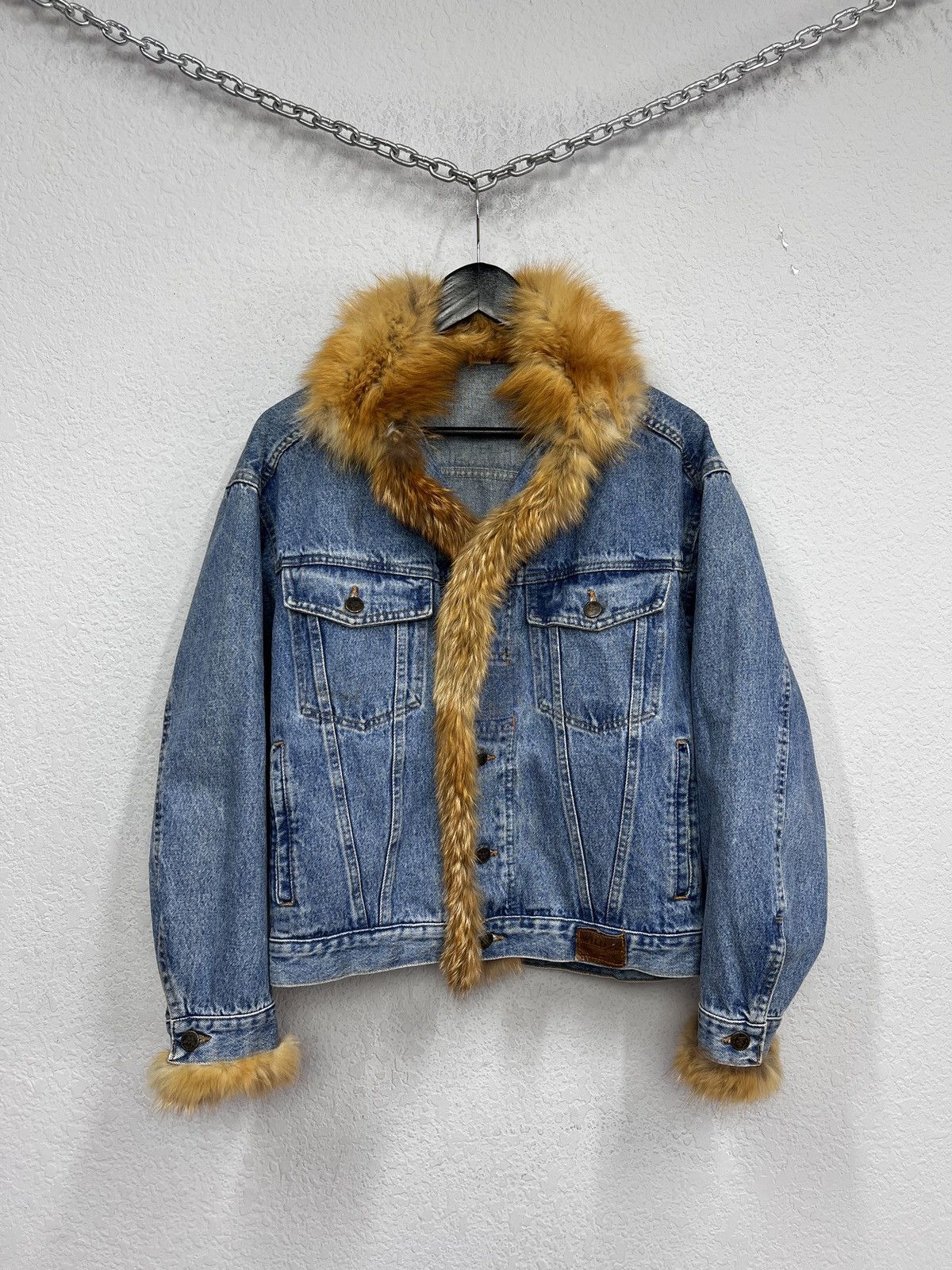 Le Grande Bleu (L.G.B.) Hysteric glamour style denim distressed trucker jacket y2k Size US M / EU 48-50 / 2 - 1 Thumbnail