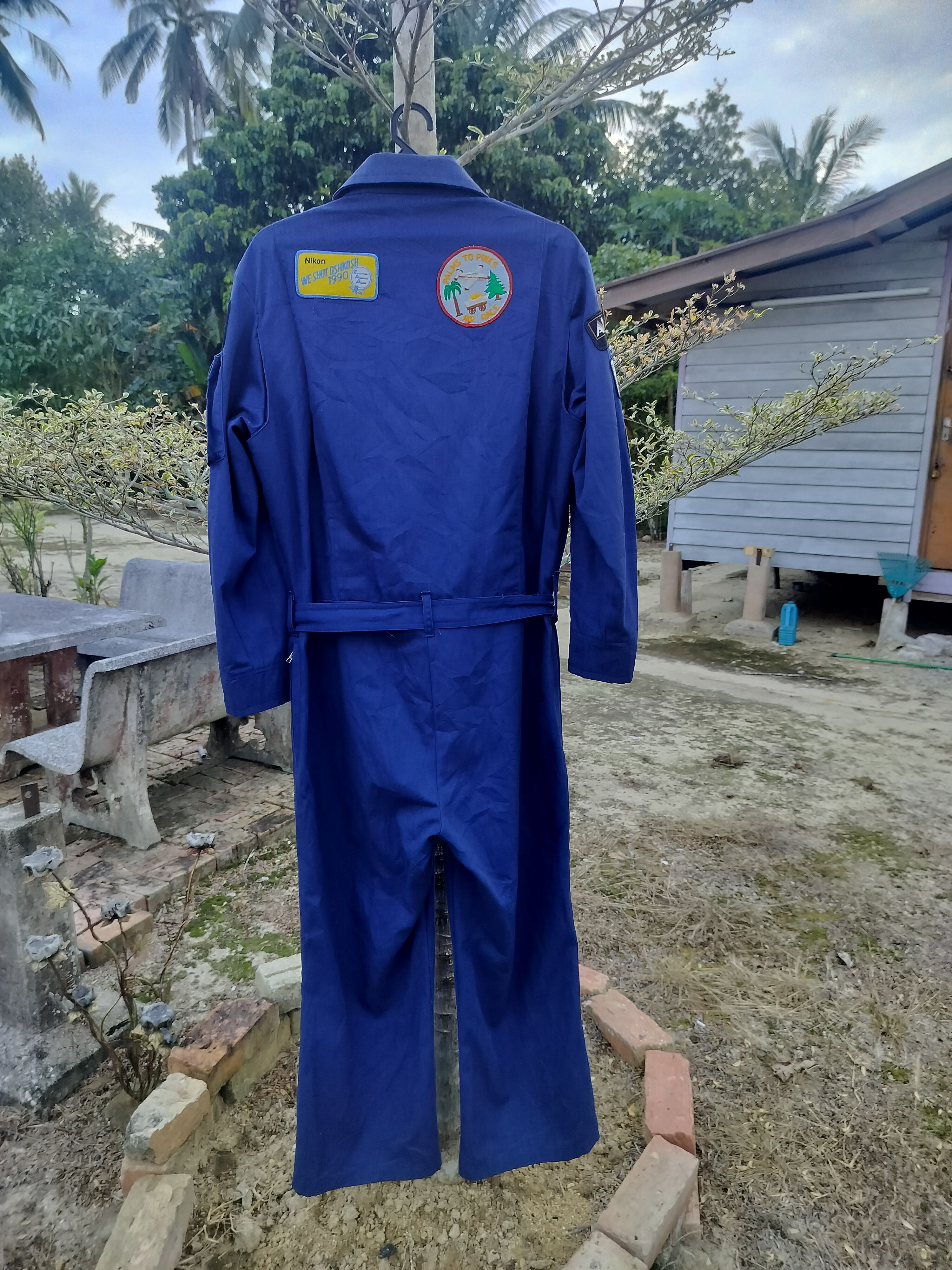 Vintage Vintage 1985 Breitling Transatlantic Air Rally Coverall Size M / US 6-8 / IT 42-44 - 12 Thumbnail