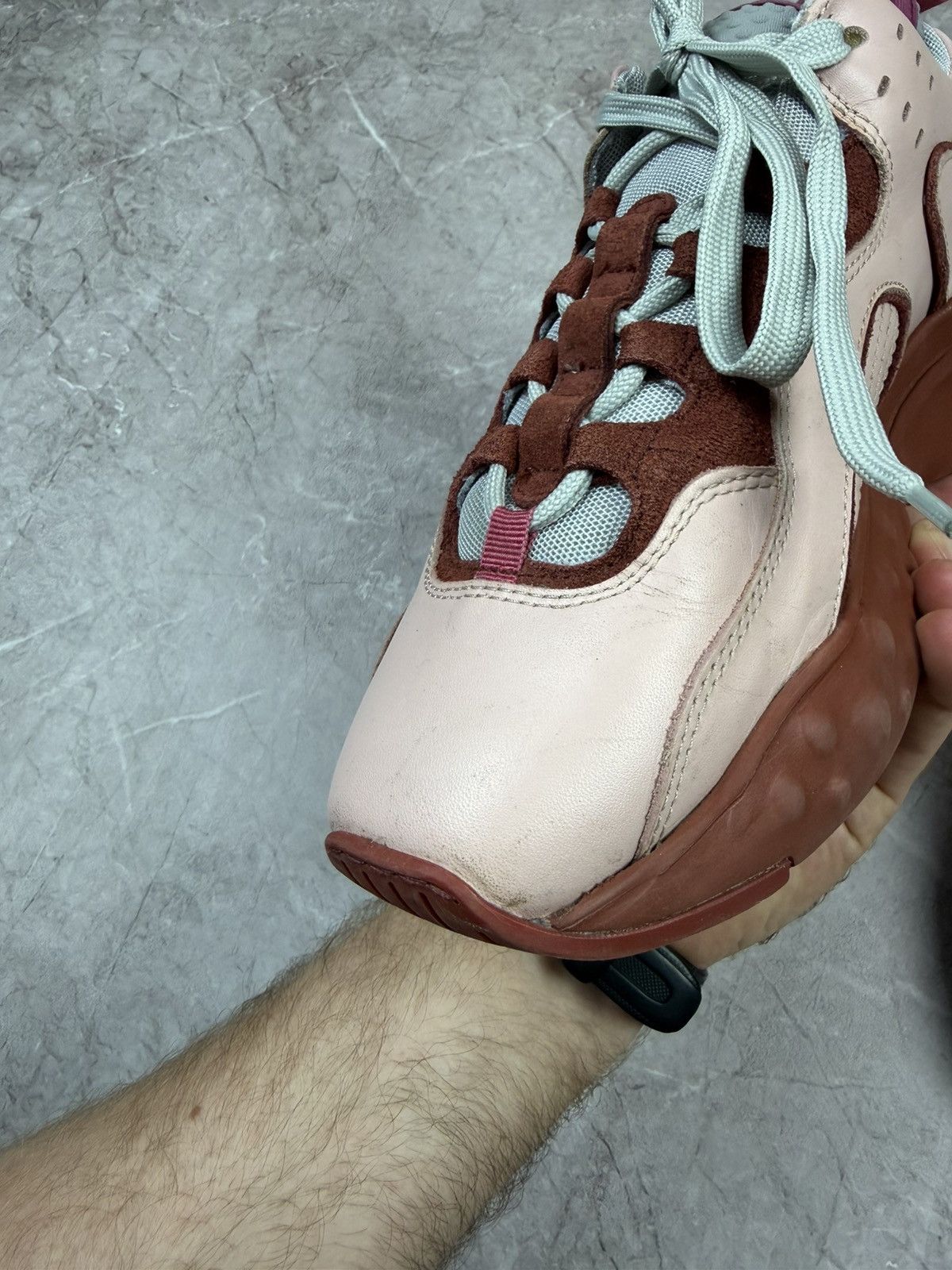 Acne Studios Acne Pink Manhattan Sneakers Size US 9 / IT 39 - 12 Thumbnail