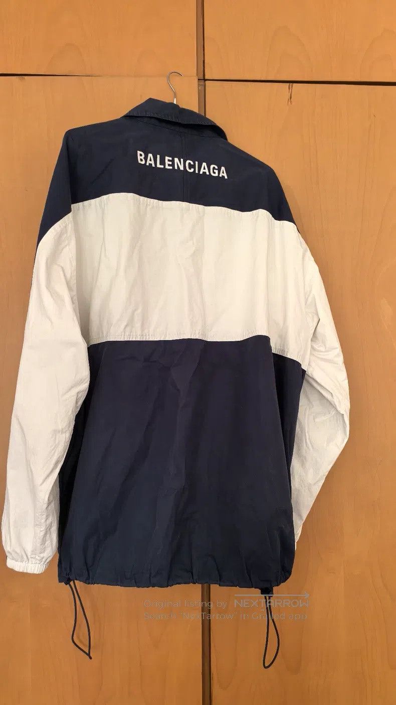 Balenciaga Balenciaga Blue and White Jacket Size US S / EU 44-46 / 1 - 2 Thumbnail