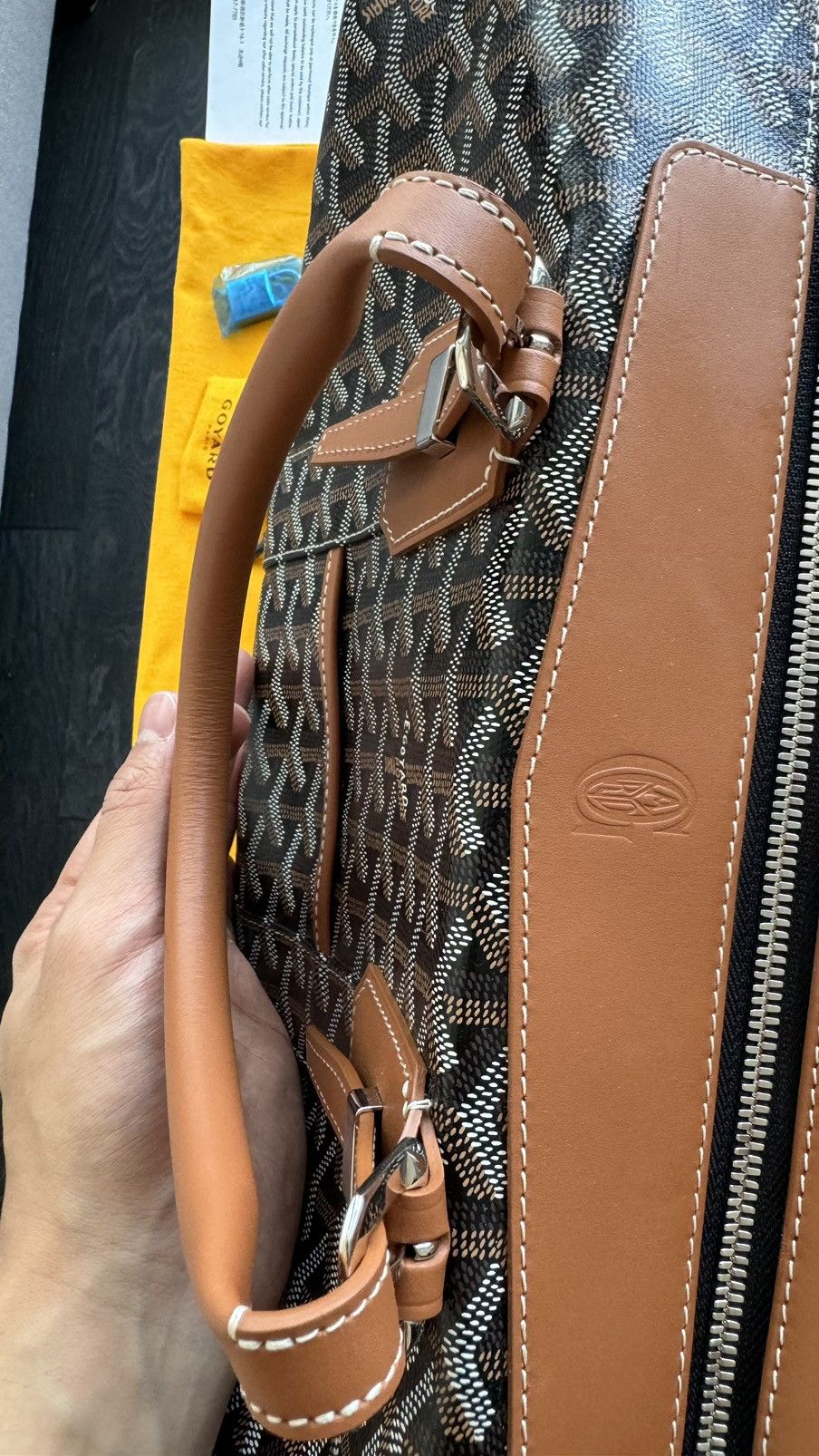 Goyard Goyard 45 Bowling Boeing Foldable Duffle Hand Bag Size ONE SIZE - 17 Thumbnail