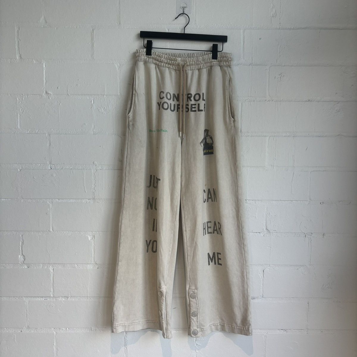Other Astrum “Control Yourself” Tan Sweatpmats Size US 38 / EU 54 - 1 Thumbnail