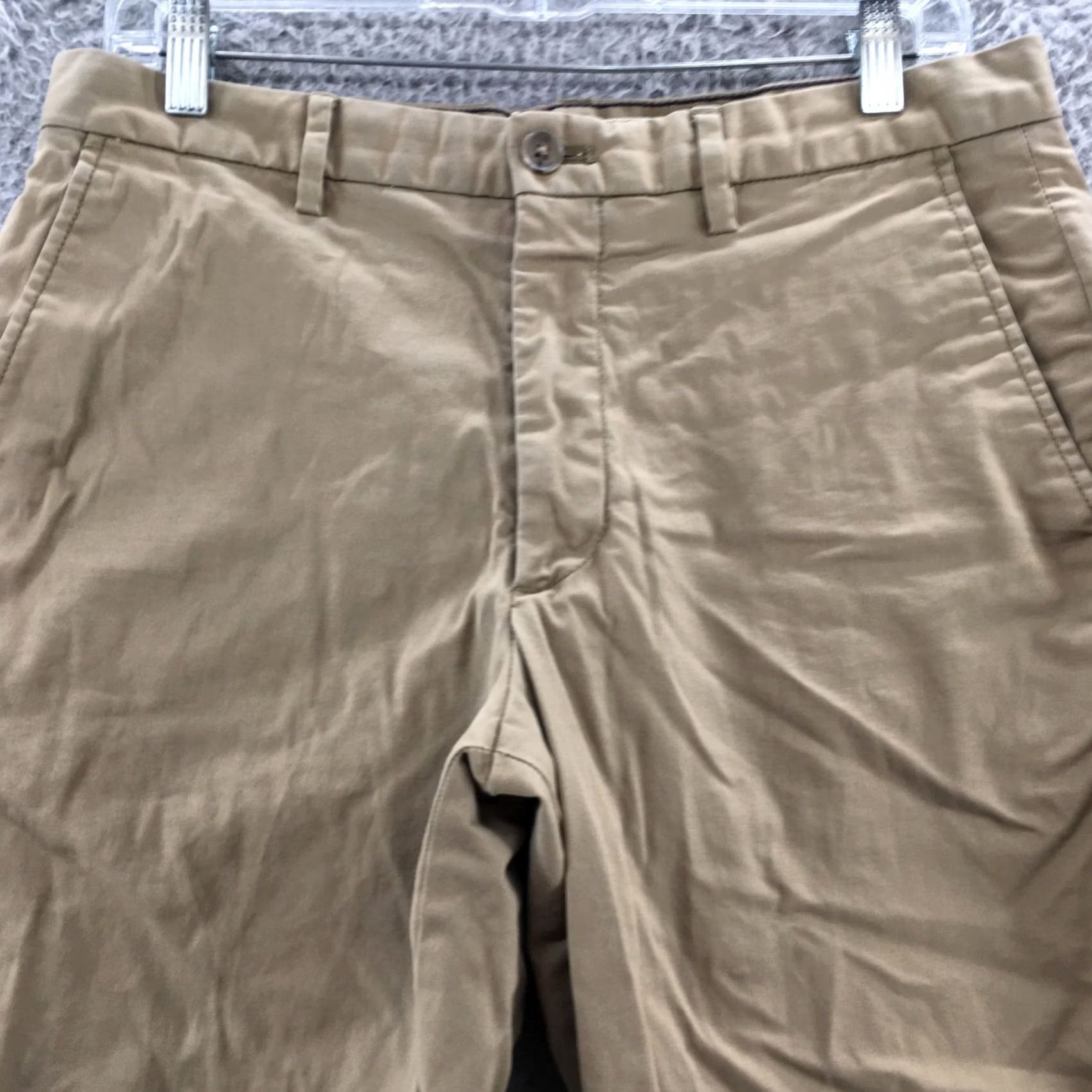 Banana Republic Banana Republic Athletic Fit Chino Pants Mens 31x30 Brown Casual Size US 31 - 2 Thumbnail
