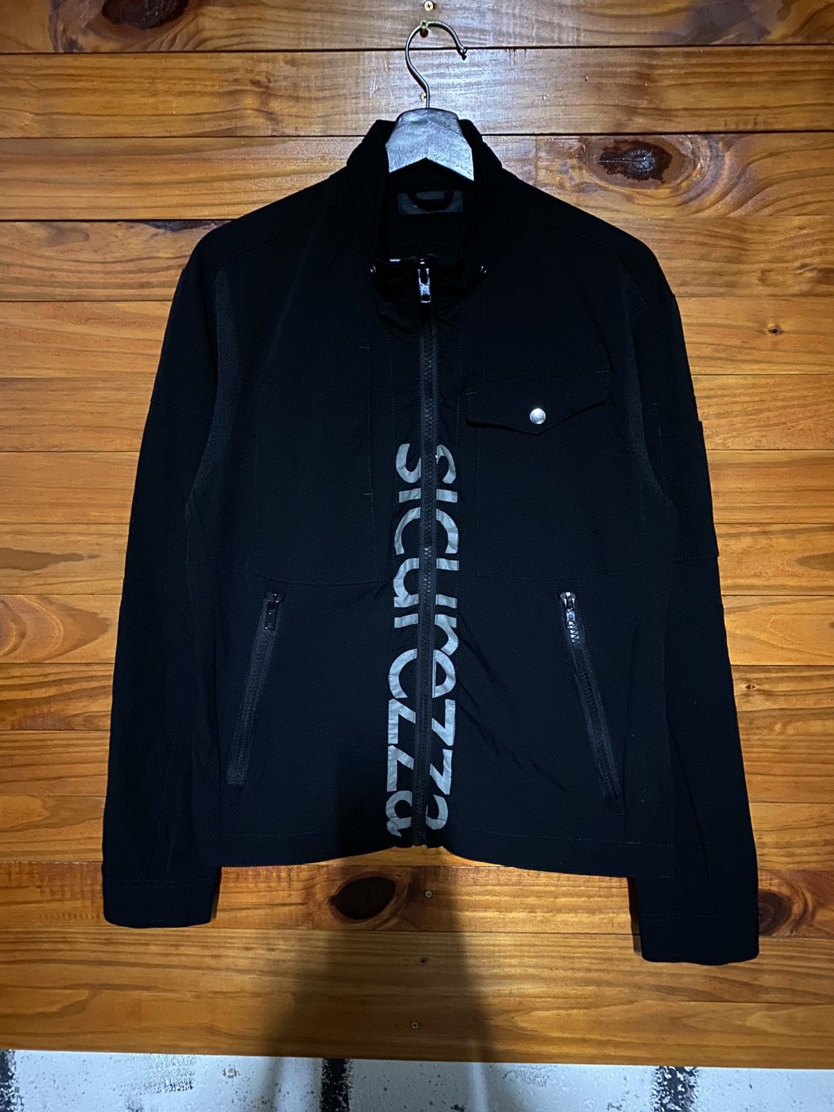 Japanese Brand Vintage Sicurezza Black Softshell Jacket Japanese Techwear Size US S / EU 44-46 / 1 - 3 Thumbnail